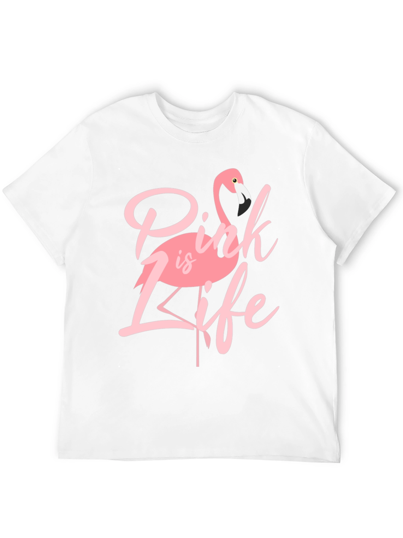 Pink is Life Graphic T-Shirt - Flamingo Tee