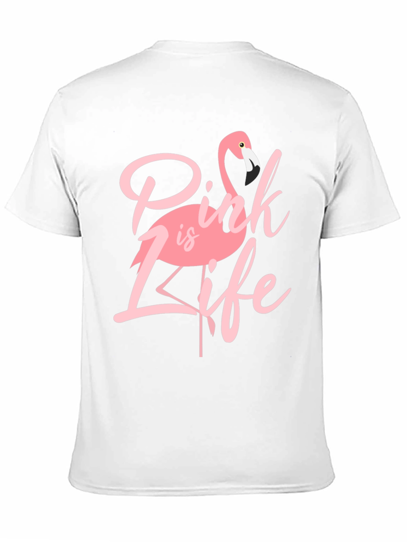 Pink is Life Graphic T-Shirt - Flamingo Tee