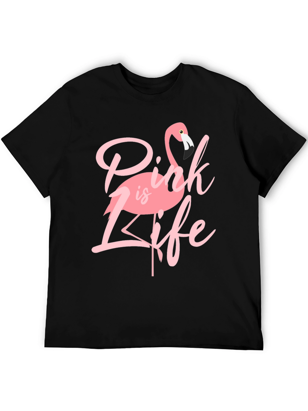 Pink is Life Graphic T-Shirt - Flamingo Tee