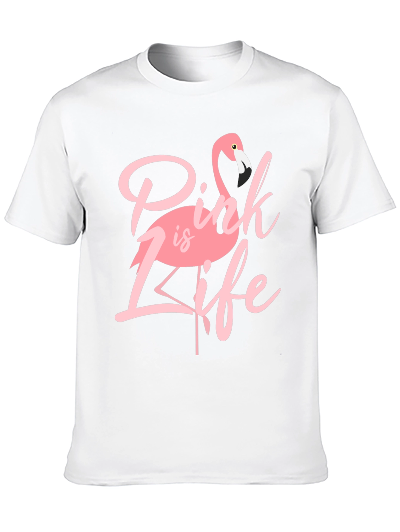 Pink is Life Graphic T-Shirt - Flamingo Tee