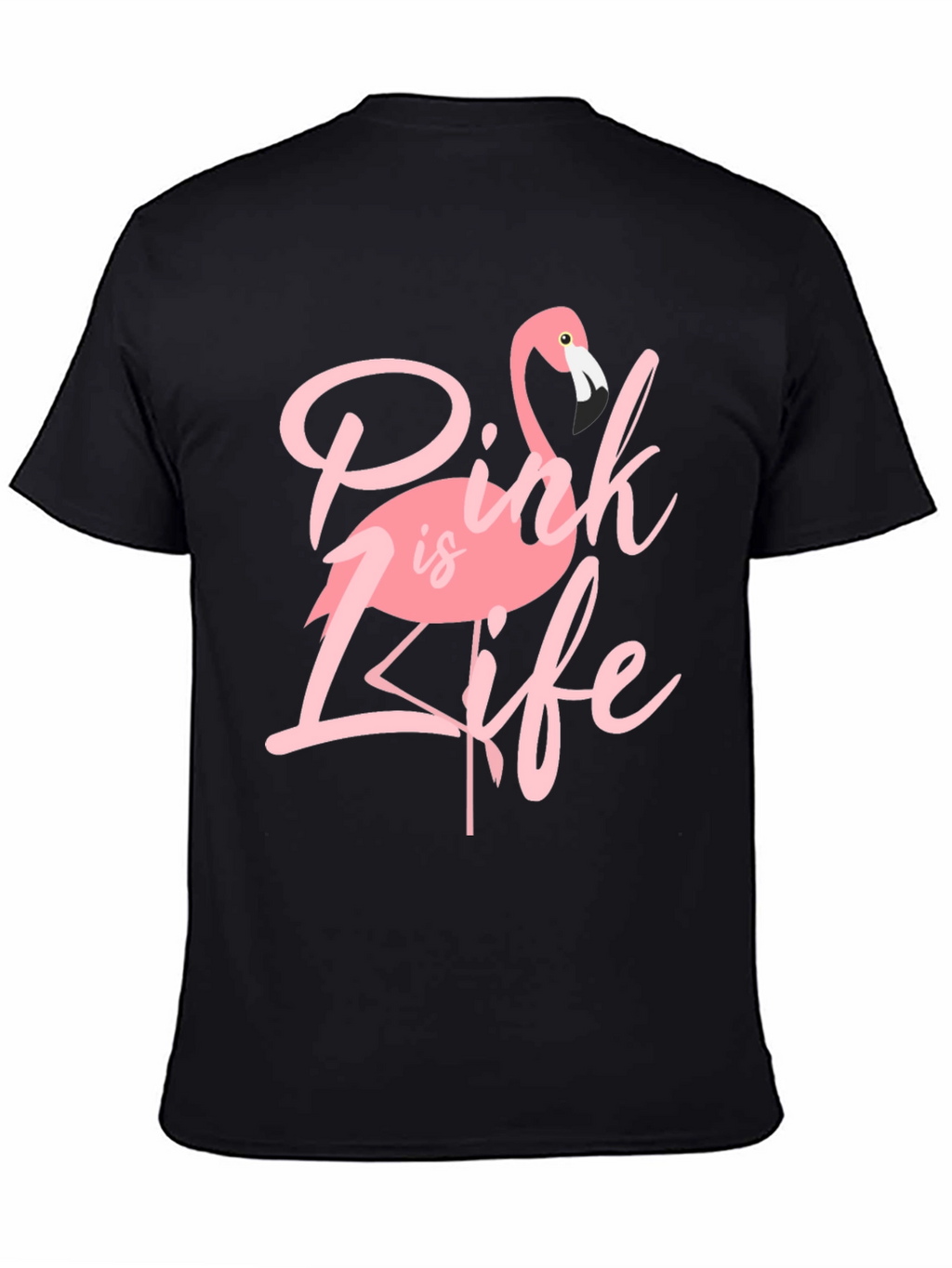 Pink is Life Graphic T-Shirt - Flamingo Tee