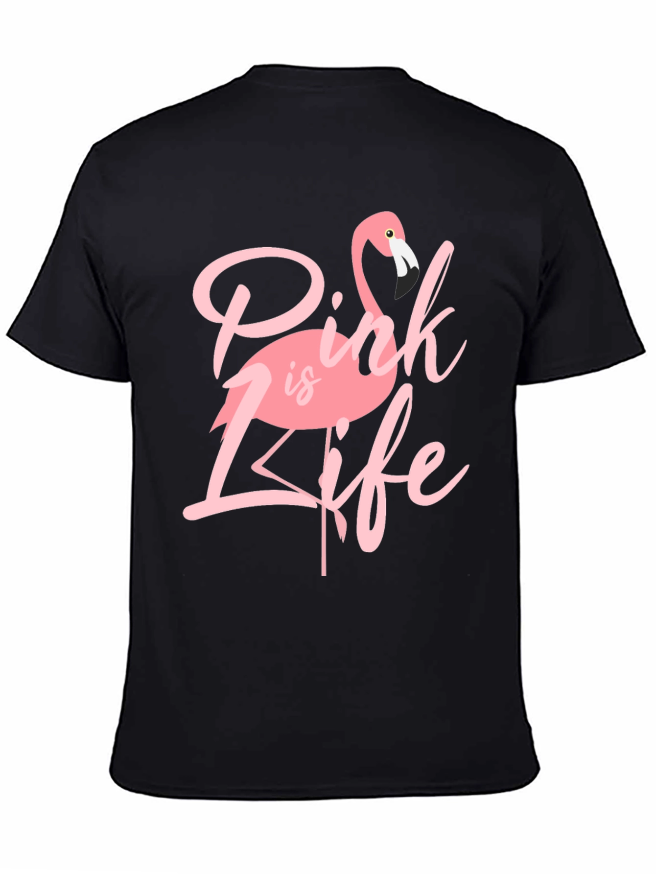 Pink is Life Graphic T-Shirt - Flamingo Tee