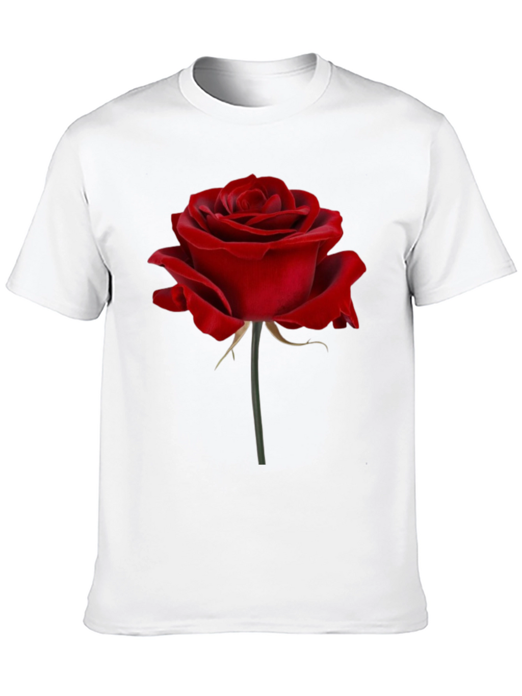 Red Rose Graphic Print T-Shirt