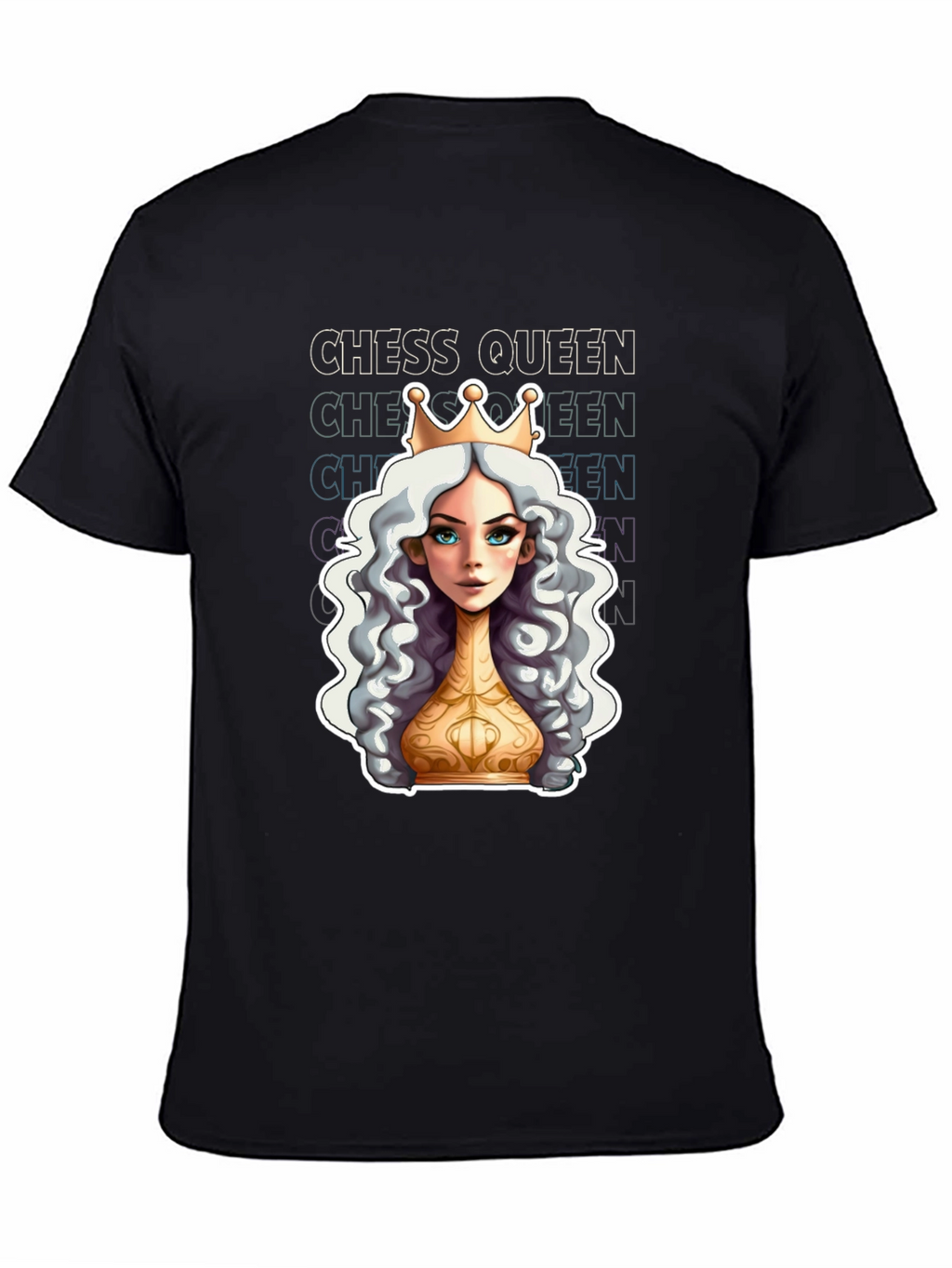 Chess Queen Graphic Tee - Stylish Unisex T-Shirt