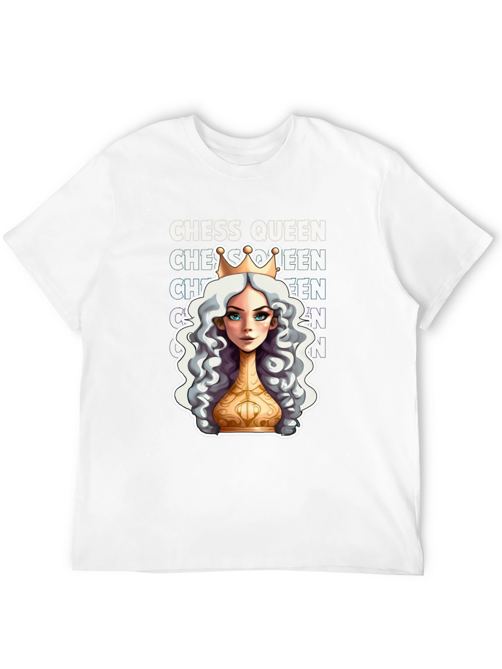 Chess Queen Graphic Tee - Stylish Unisex T-Shirt