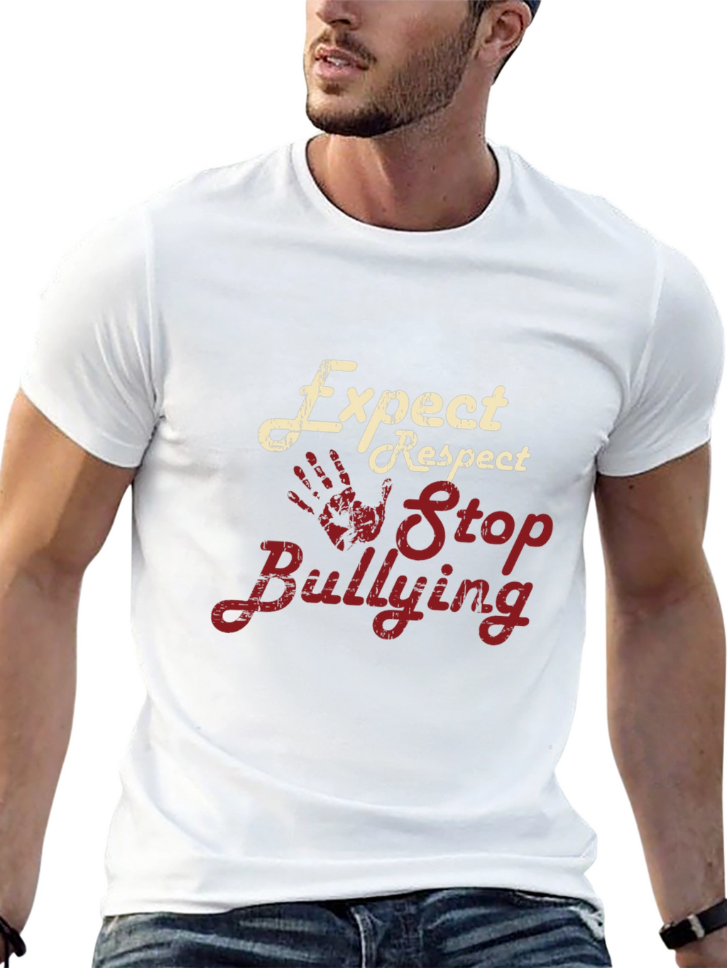 Expect Respect Stop Bullying Graphic Tee