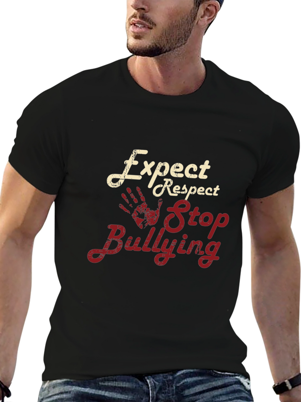 Expect Respect Stop Bullying Graphic Tee