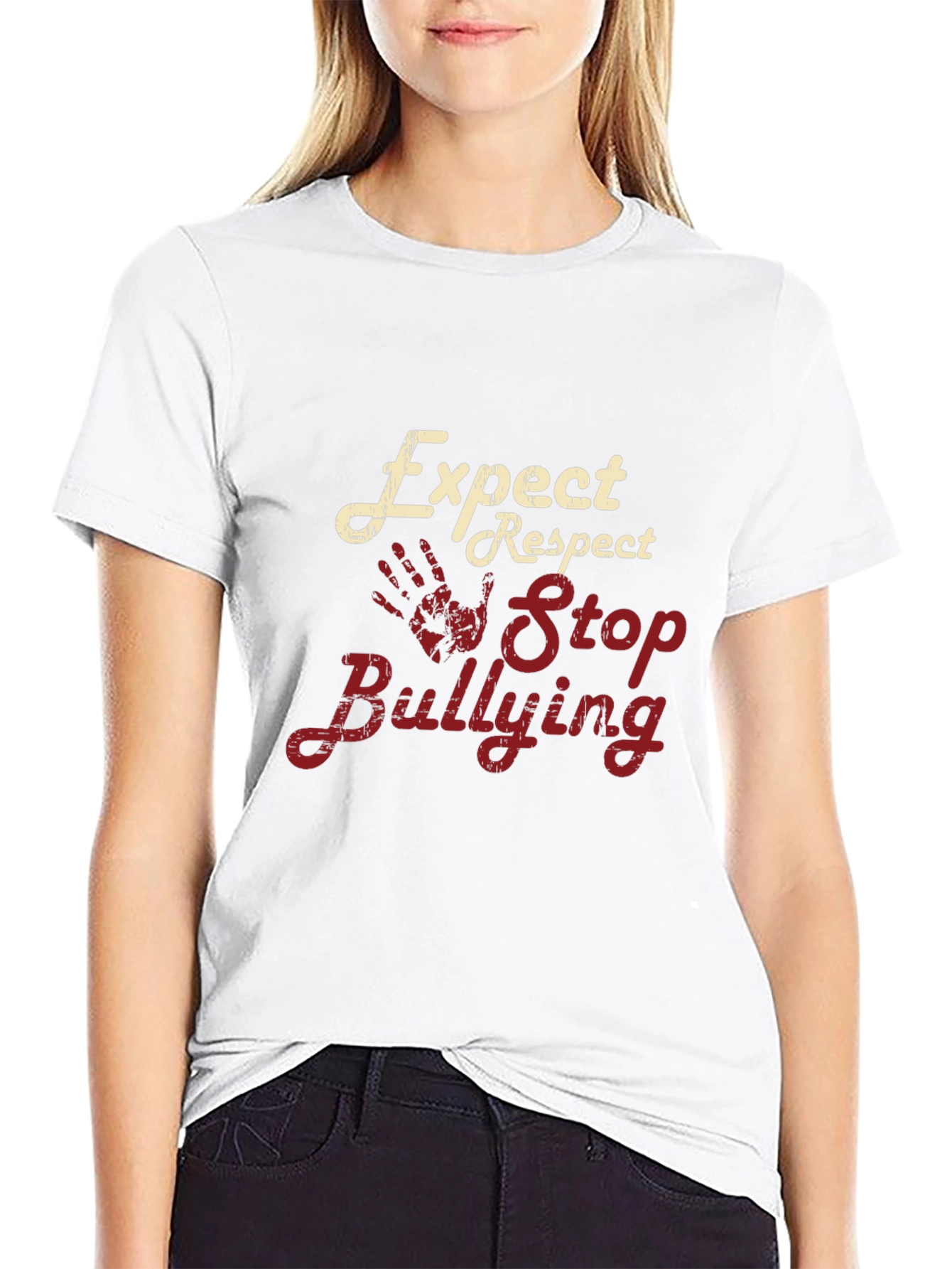 Expect Respect Stop Bullying Graphic Tee
