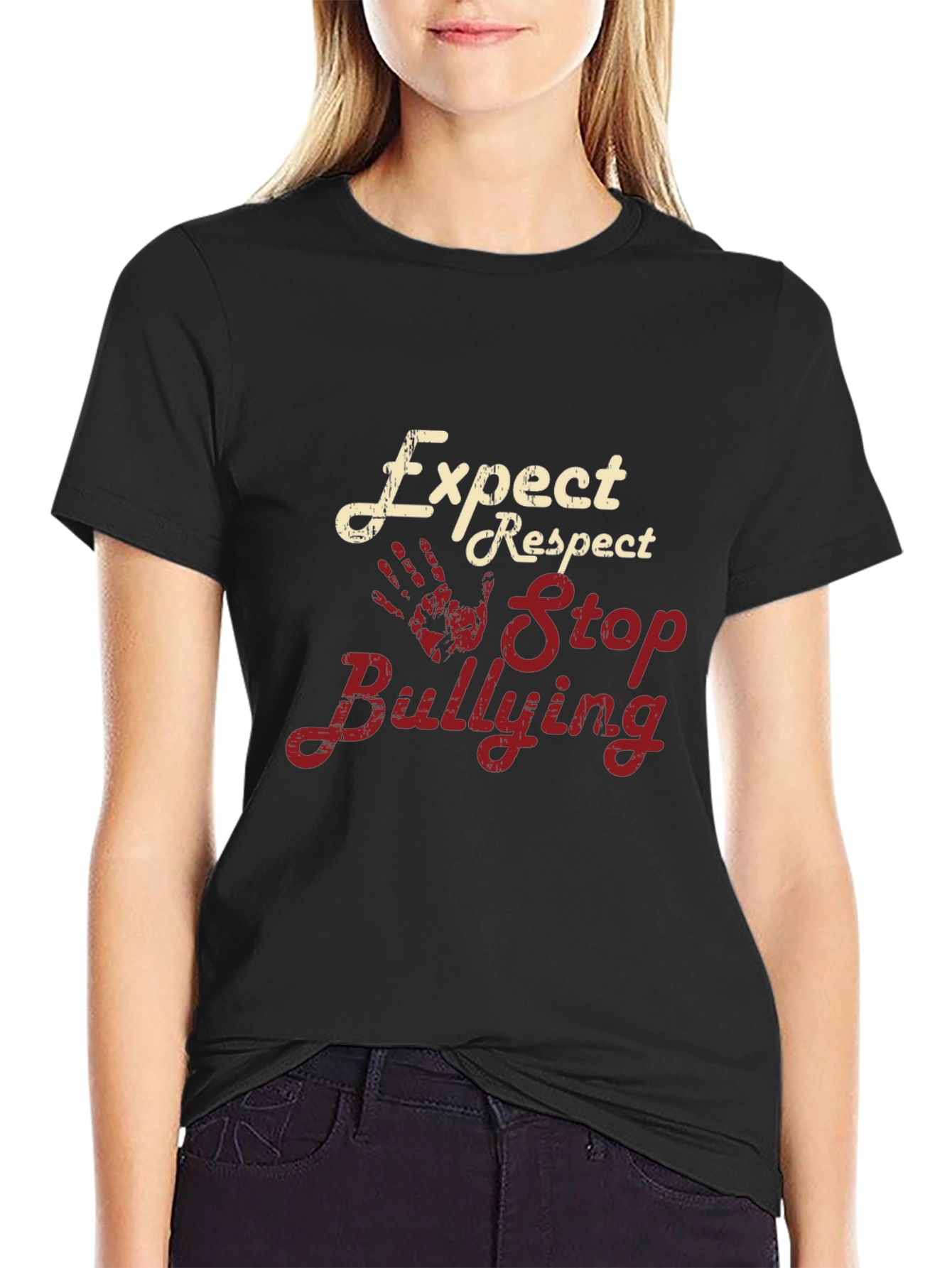 Expect Respect Stop Bullying Graphic Tee