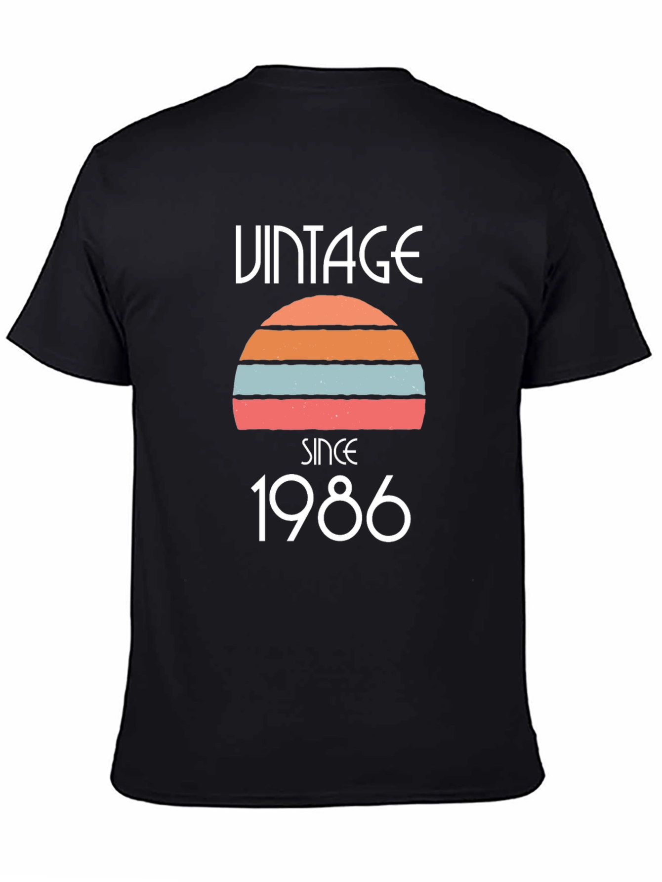 Vintage Since 1986 Graphic Tee - Retro Birthday Shirt