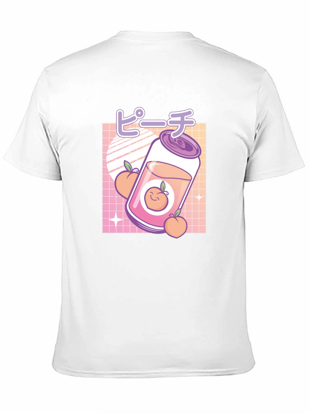Peach Aesthetic Graphic Tee - Kawaii Style