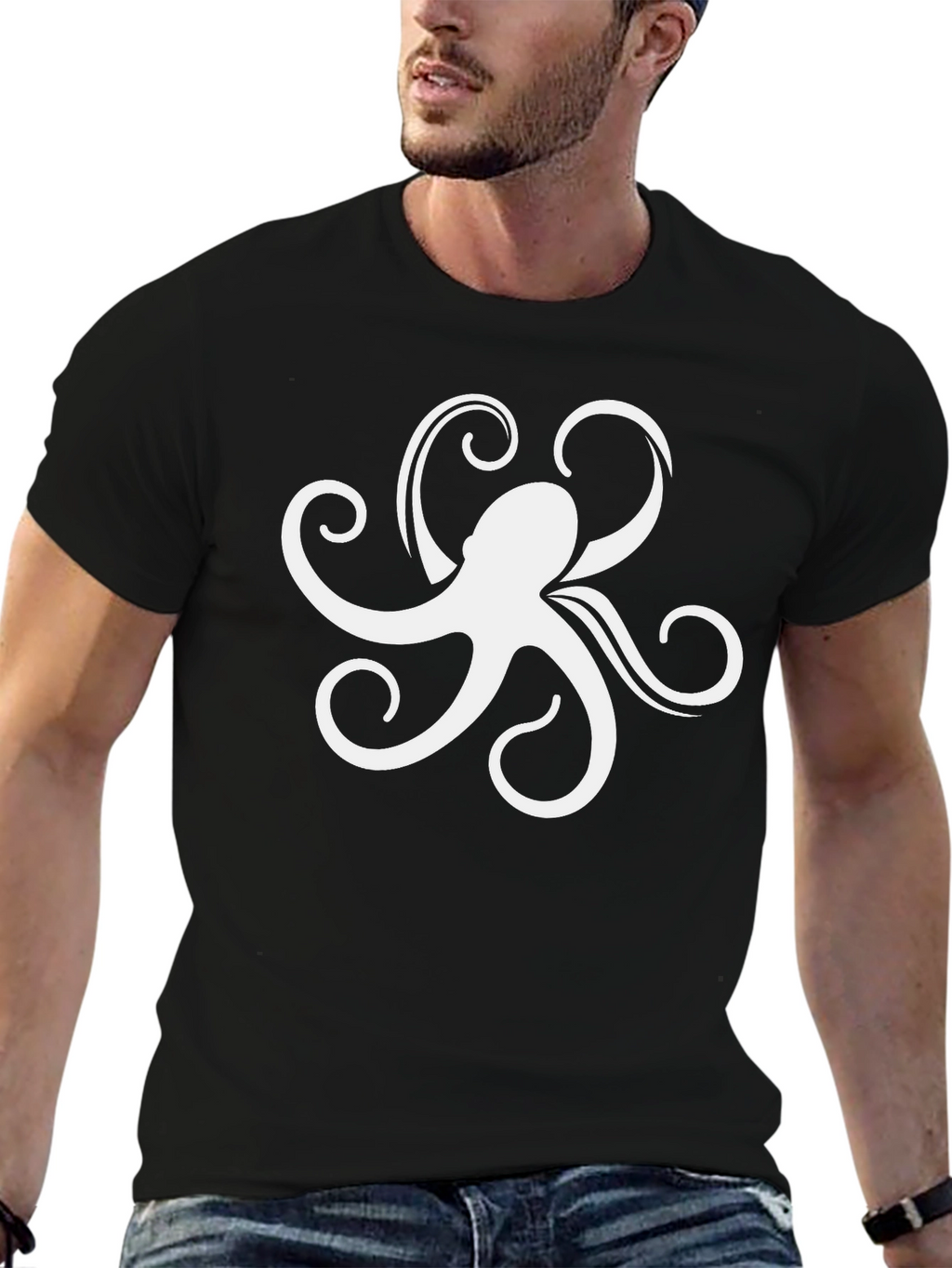 Octopus Graphic Tee - Cool Kraken Design