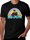 Bloom Rainbow Graphic Tee - Stylish Unisex T-Shirt