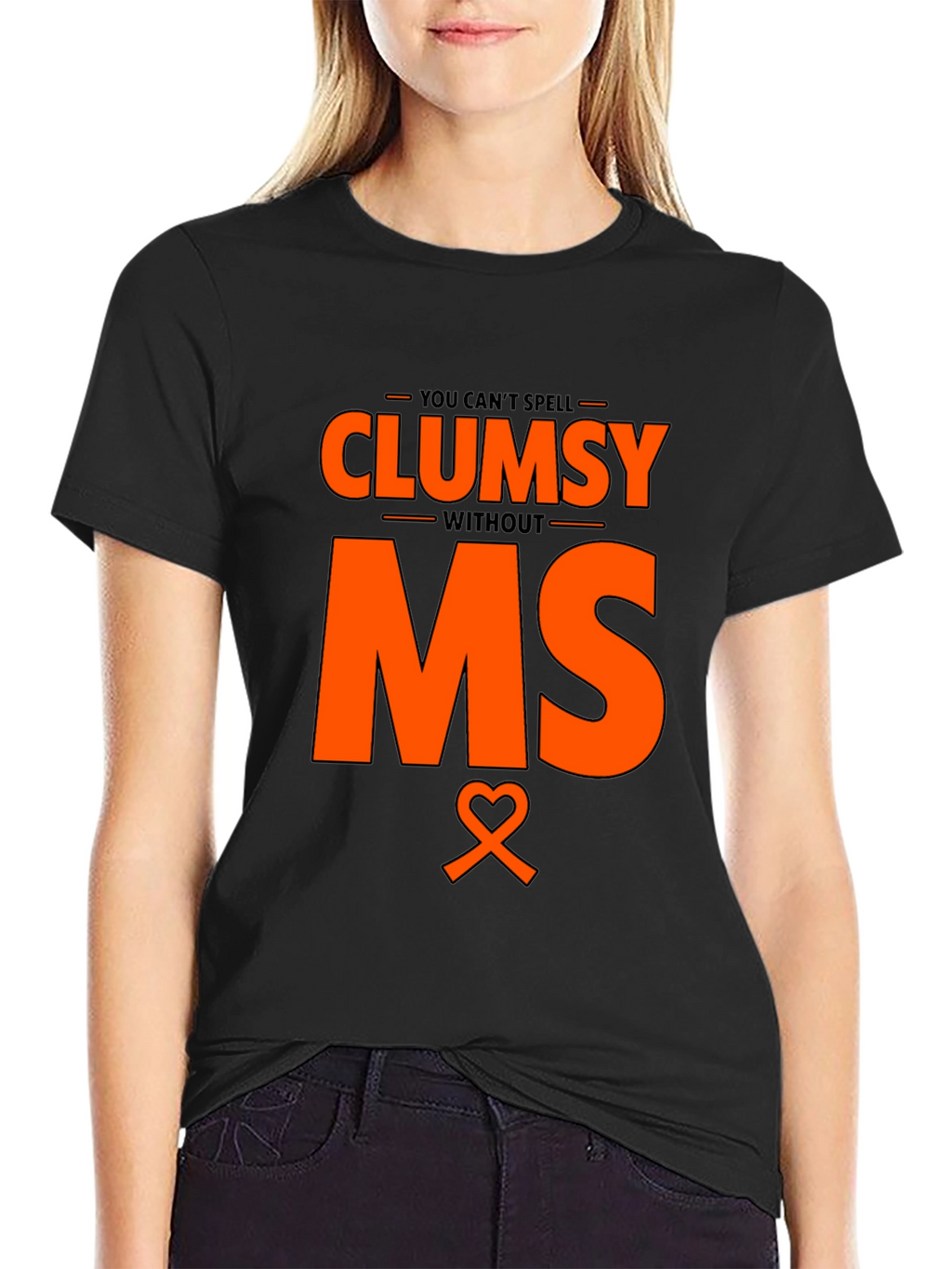 Clumsy Without MS Awareness T-Shirt