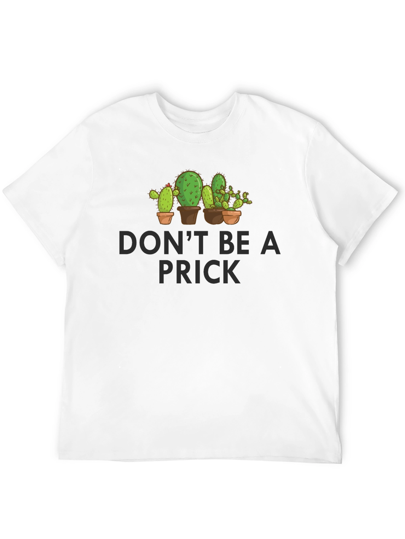 Dont Be A Prick Cactus Graphic Novelty T-Shirt