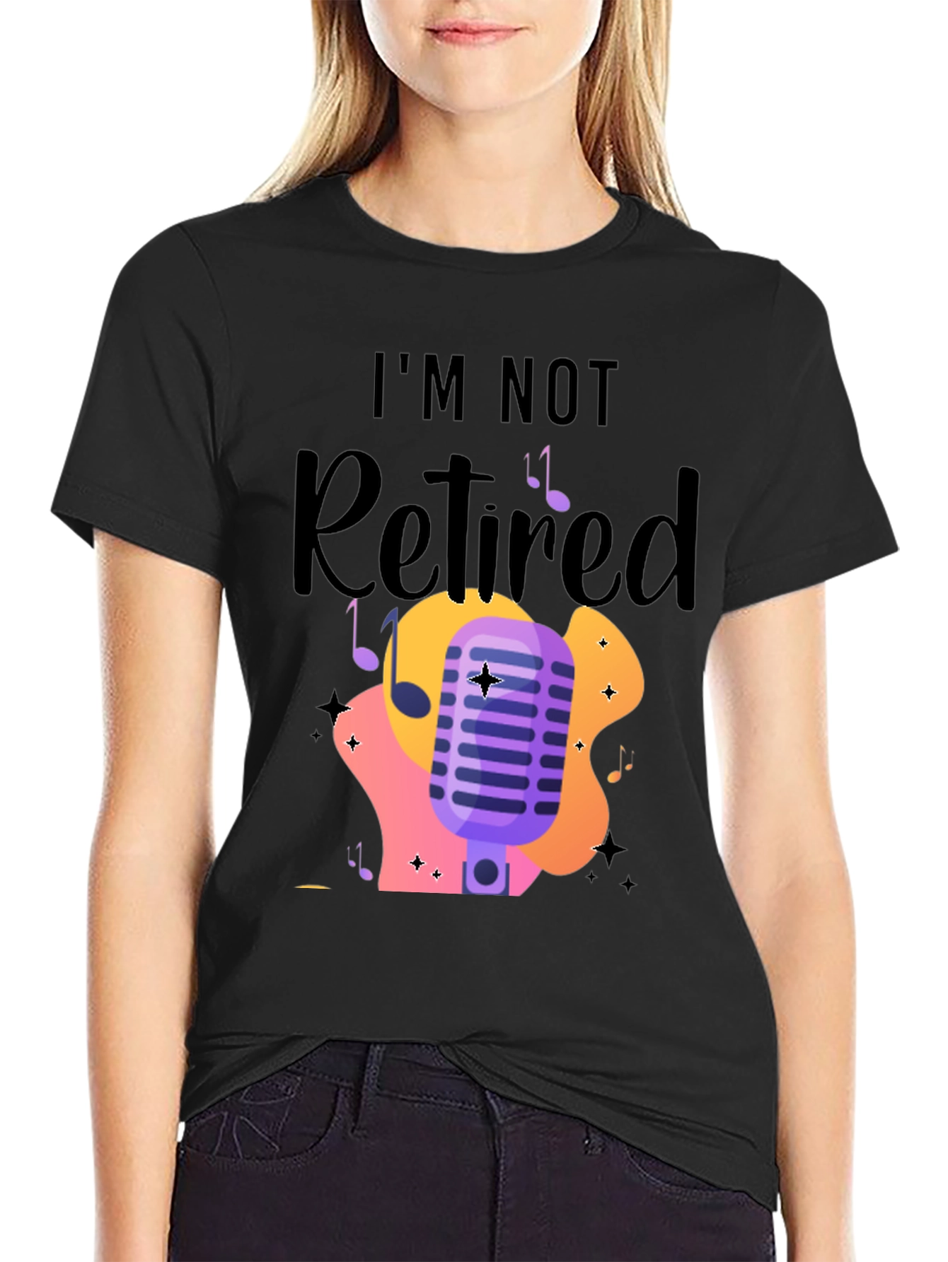 Im Not Retired Music Lover T-Shirt