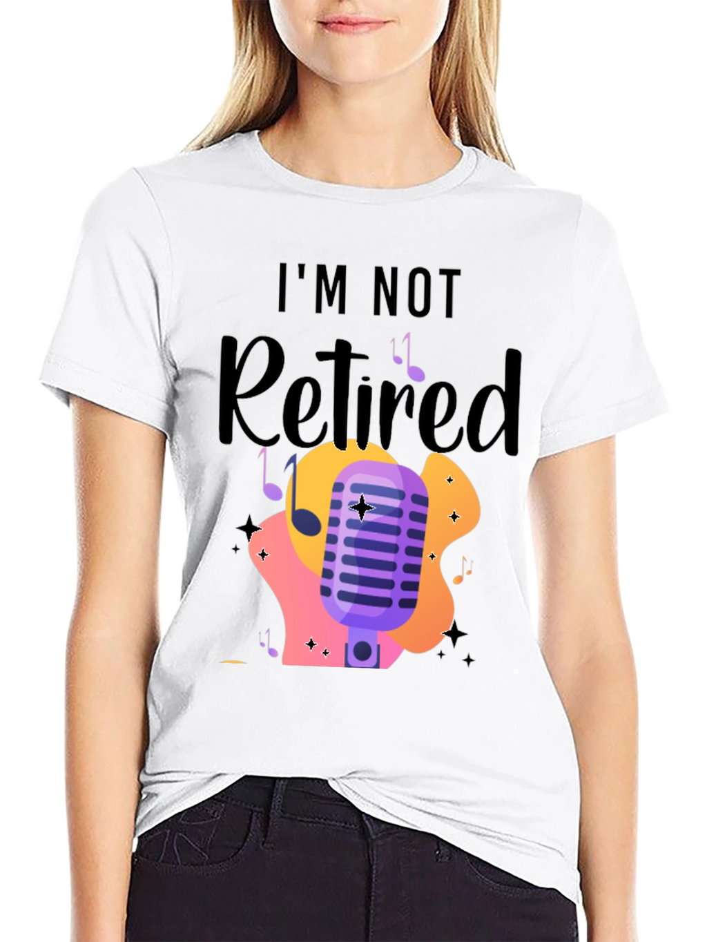 Im Not Retired Music Lover T-Shirt