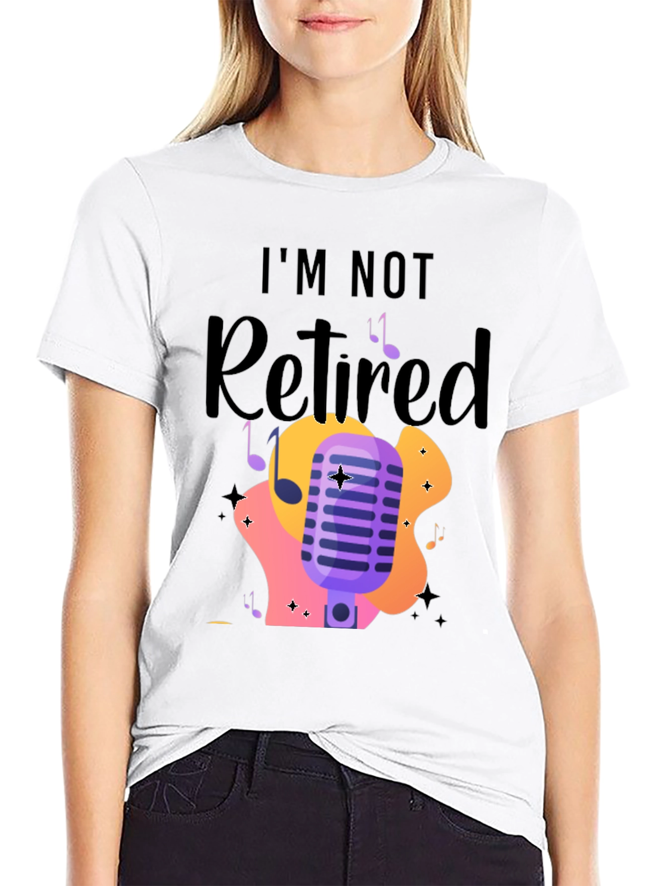 Im Not Retired Music Lover T-Shirt