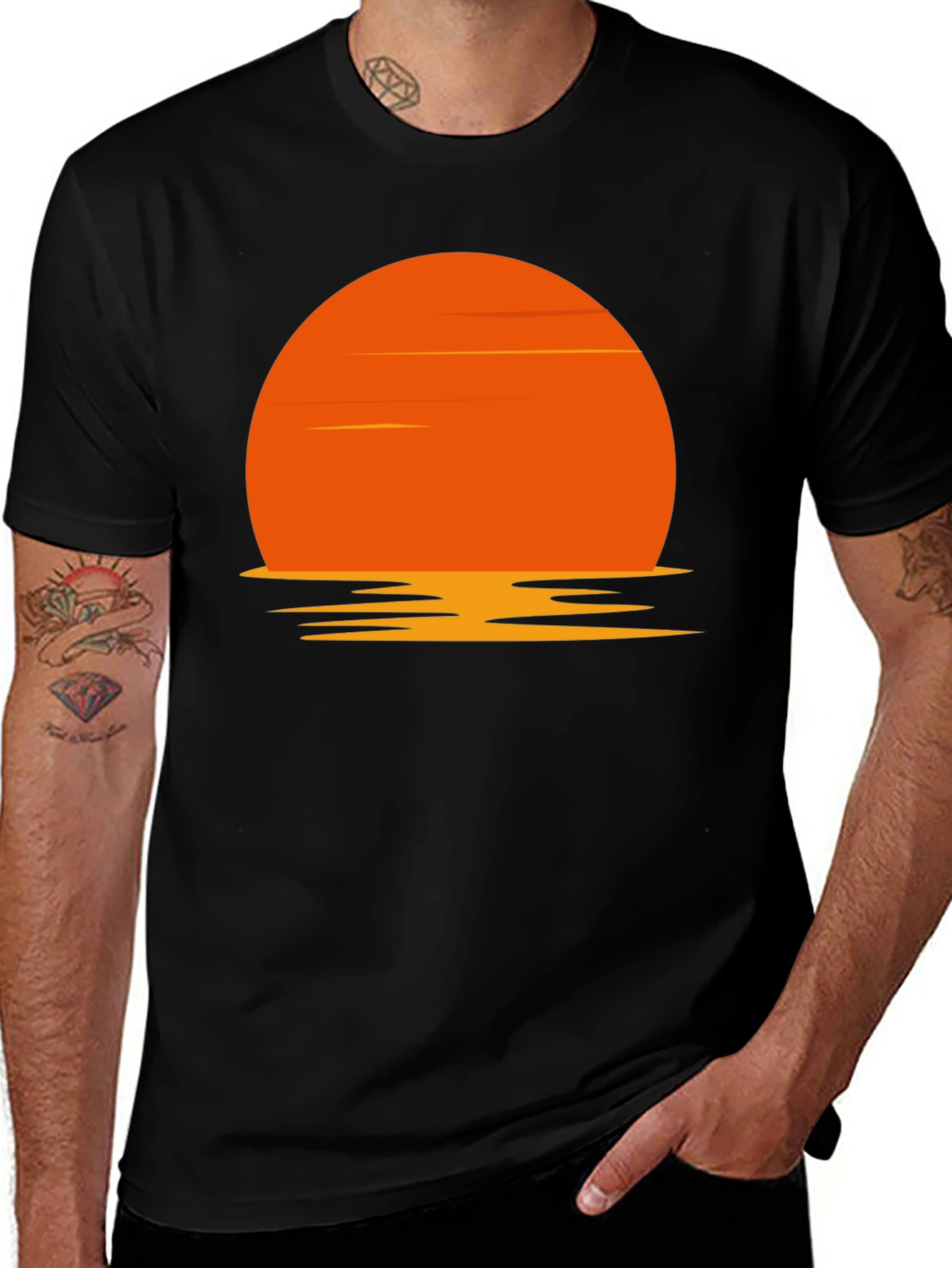 Sunset Graphic Tee - Stylish & Comfortable