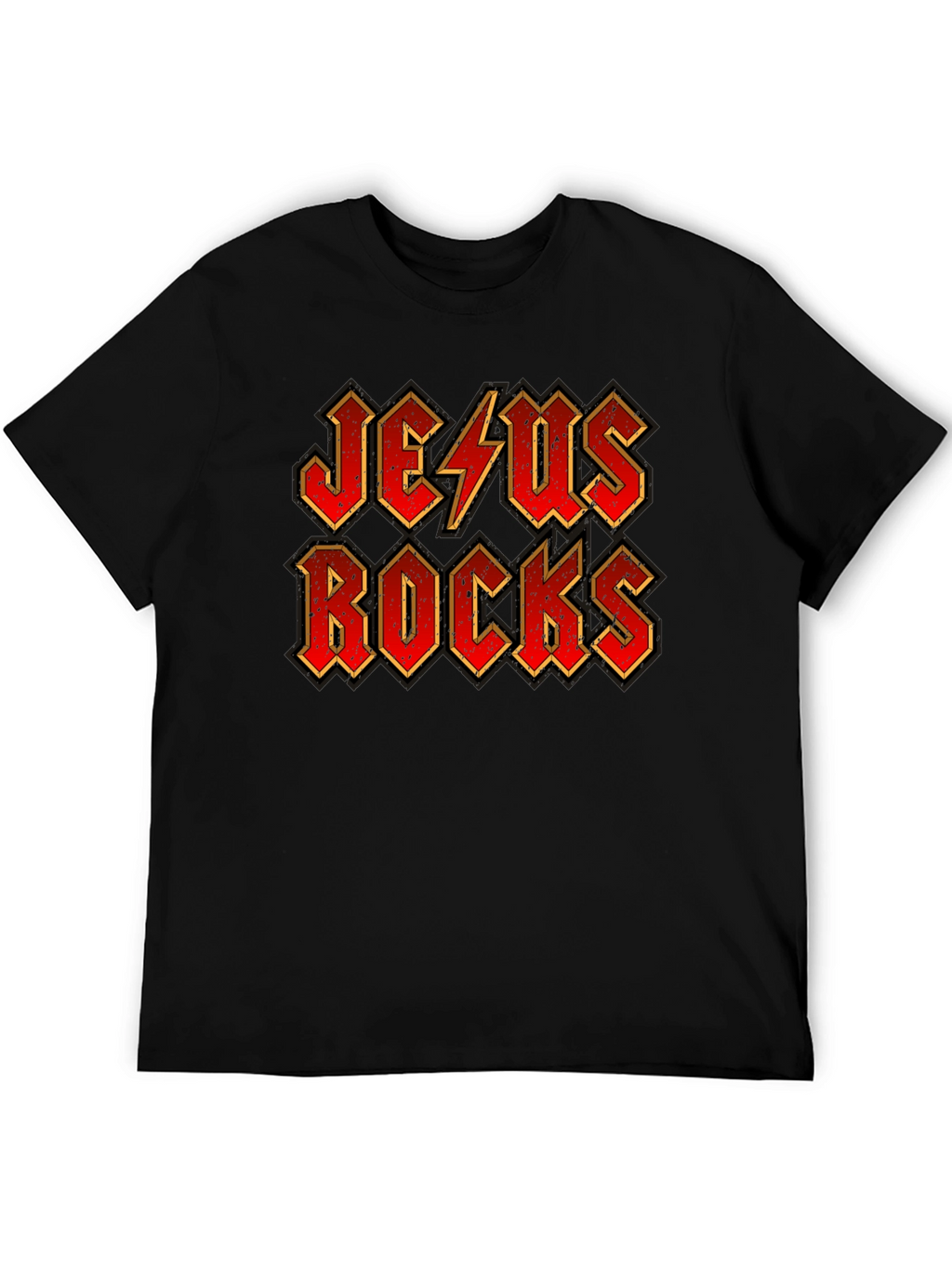 Jesus Rocks T-Shirt - Religious Graphic Tee