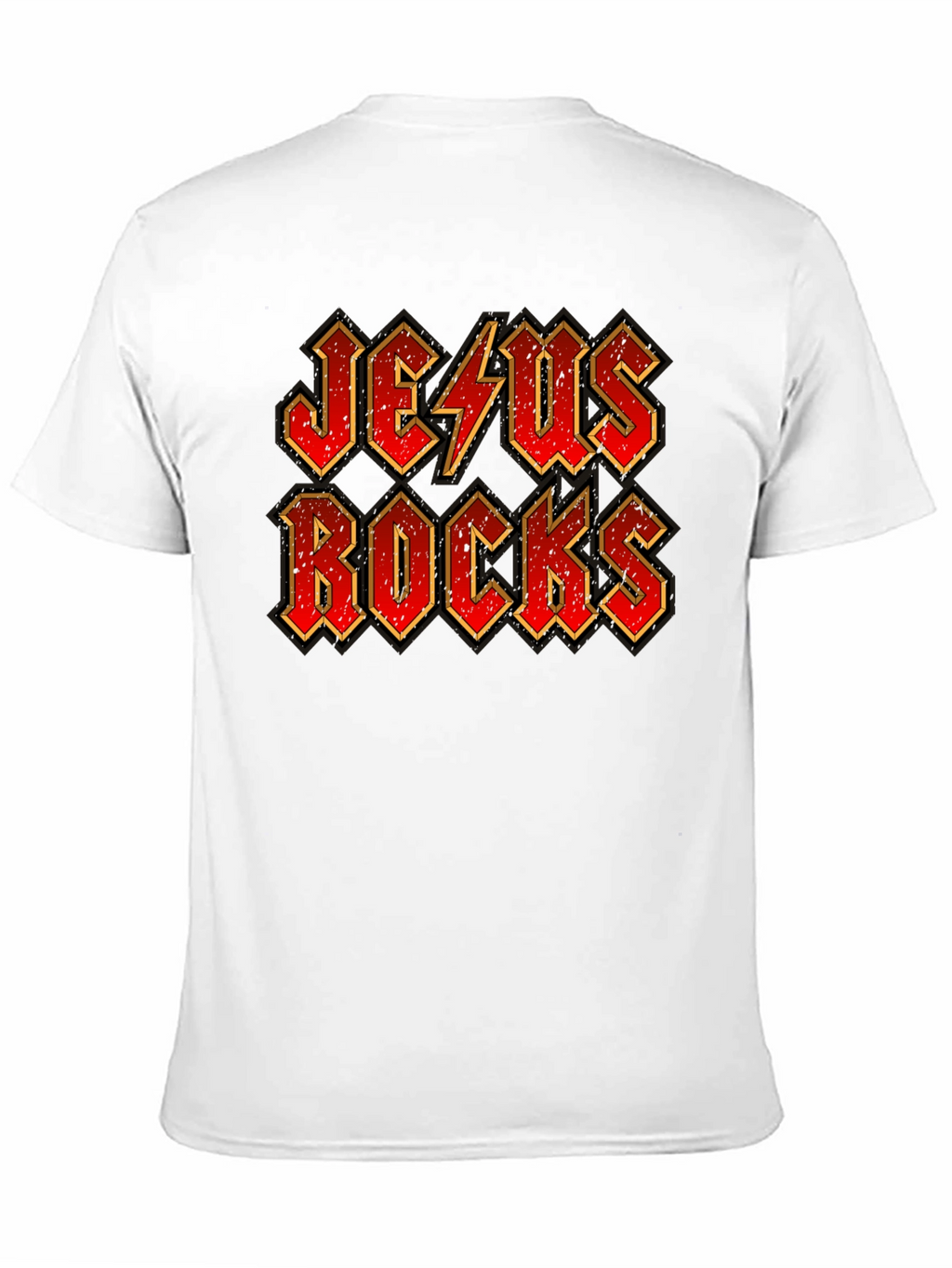 Jesus Rocks T-Shirt - Religious Graphic Tee