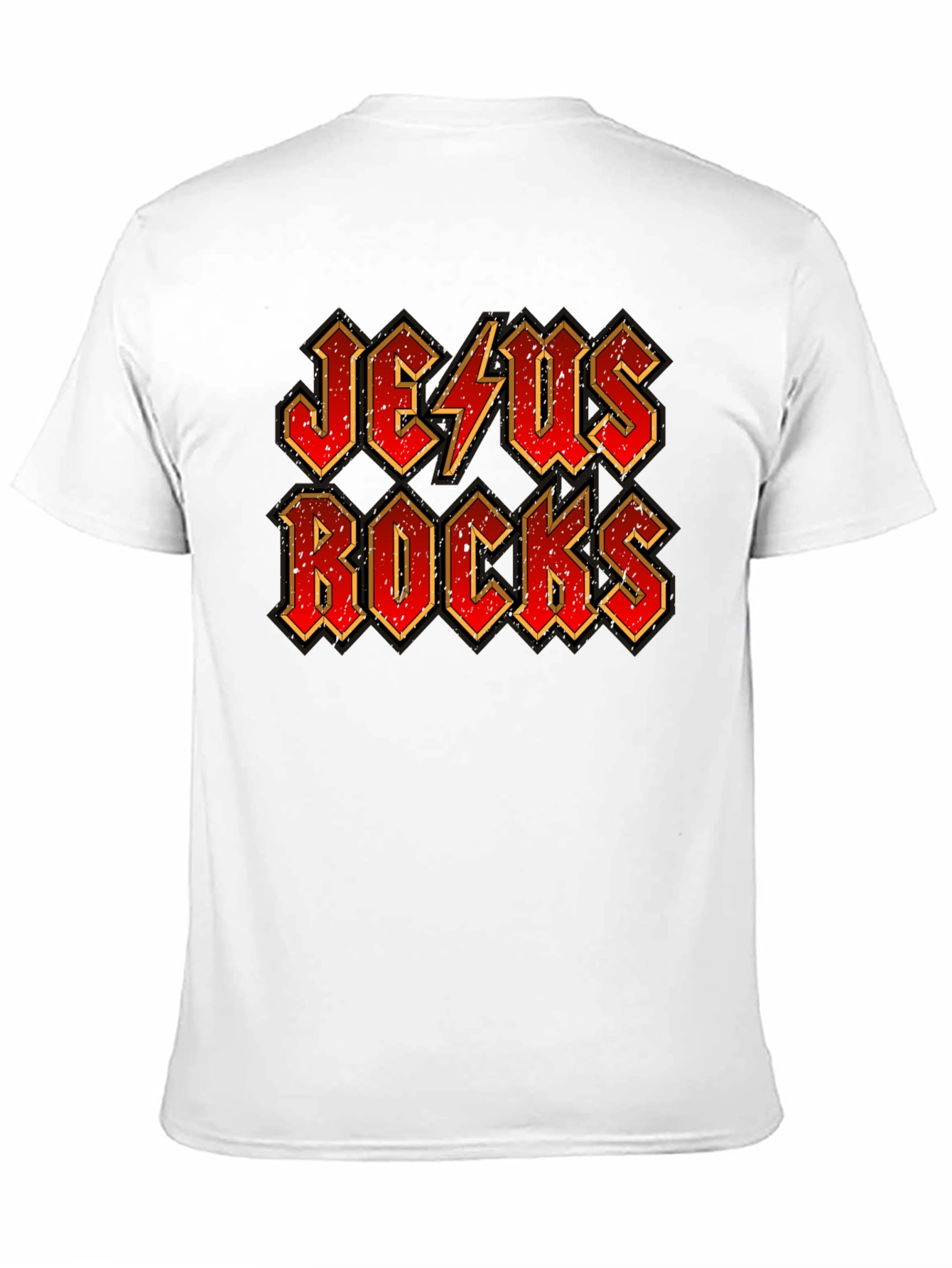 Jesus Rocks T-Shirt - Religious Graphic Tee