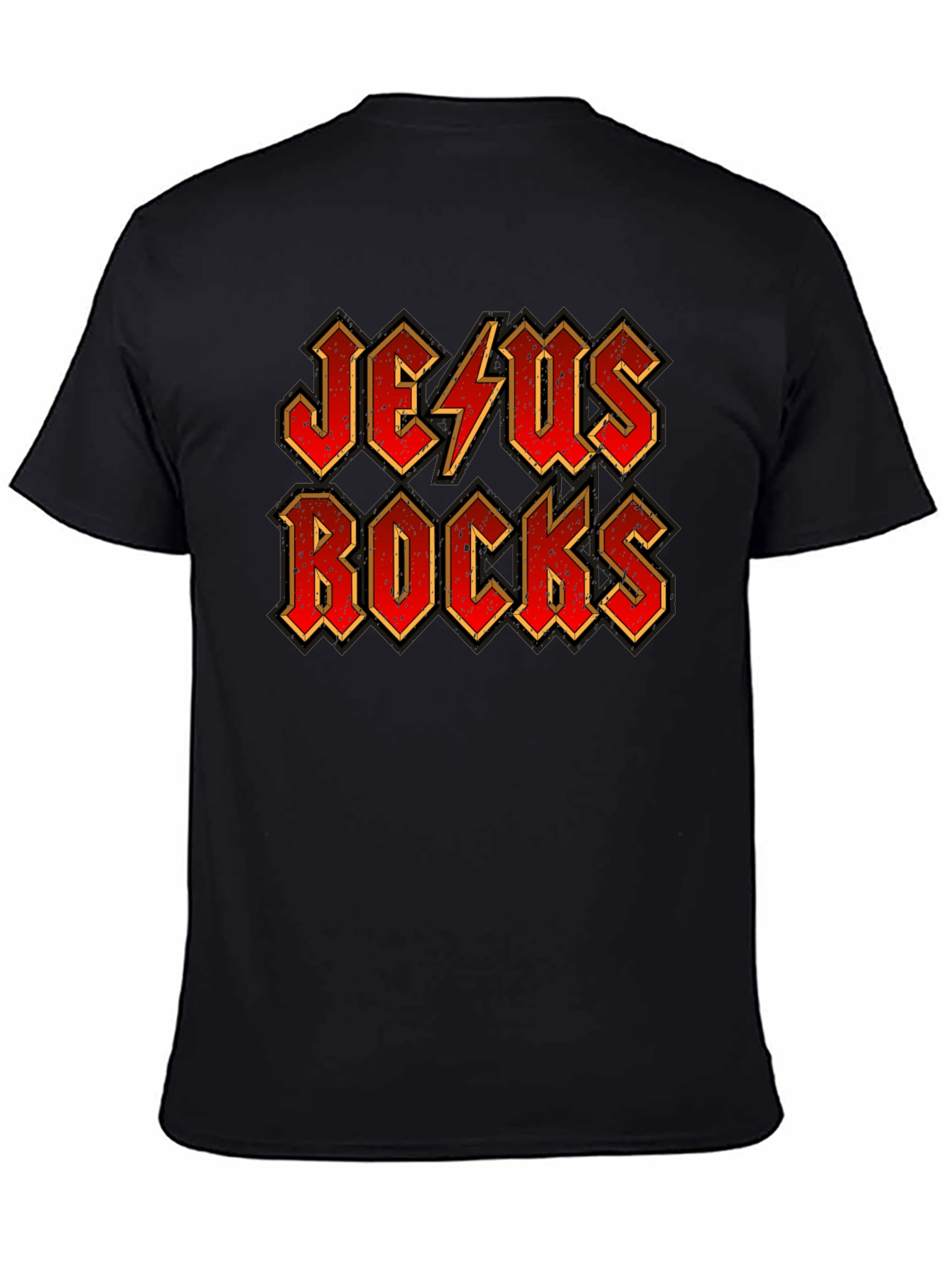 Jesus Rocks T-Shirt - Religious Graphic Tee