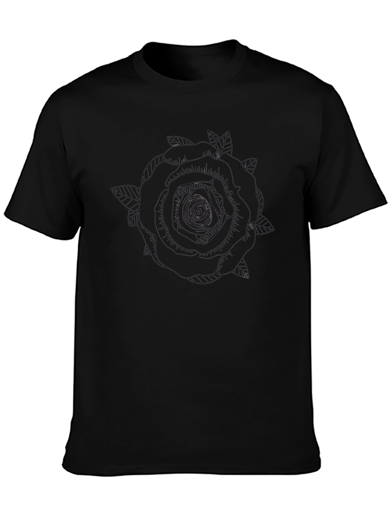 Classic Black Short-Sleeve T-Shirt