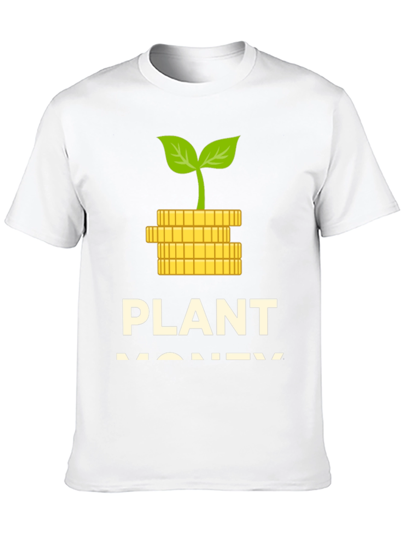 Plant Money Graphic T-Shirt - Black
