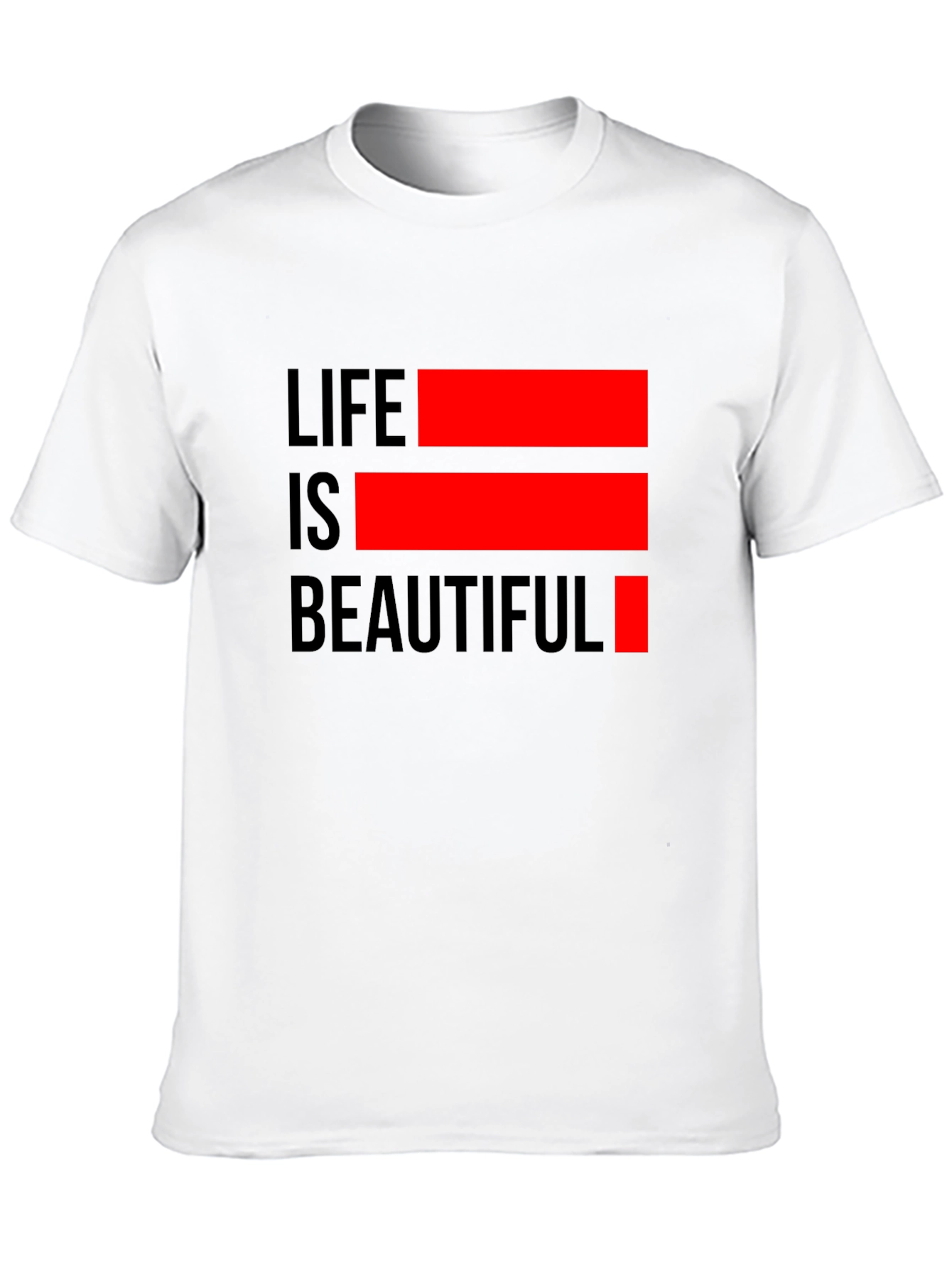 Life is Beautiful Graphic Tee - Black