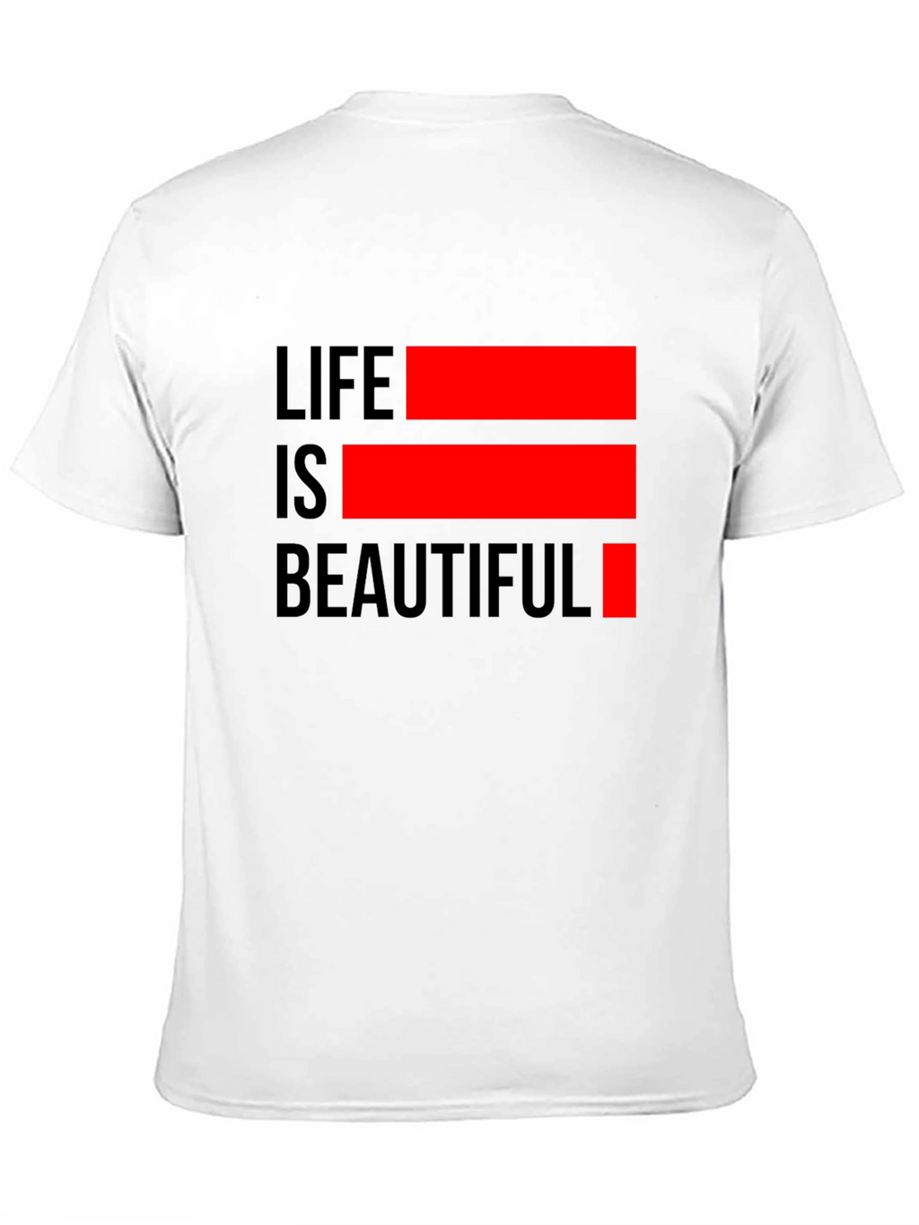 Life is Beautiful Graphic Tee - Black