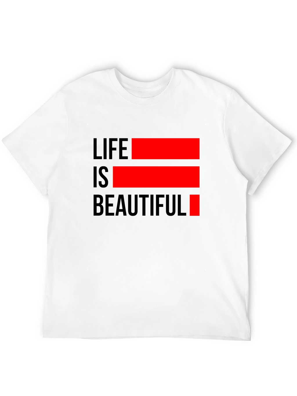 Life is Beautiful Graphic Tee - Black