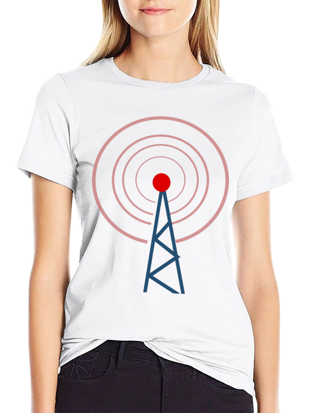 Antenna Signal T-Shirt - Stylish Graphic Tee