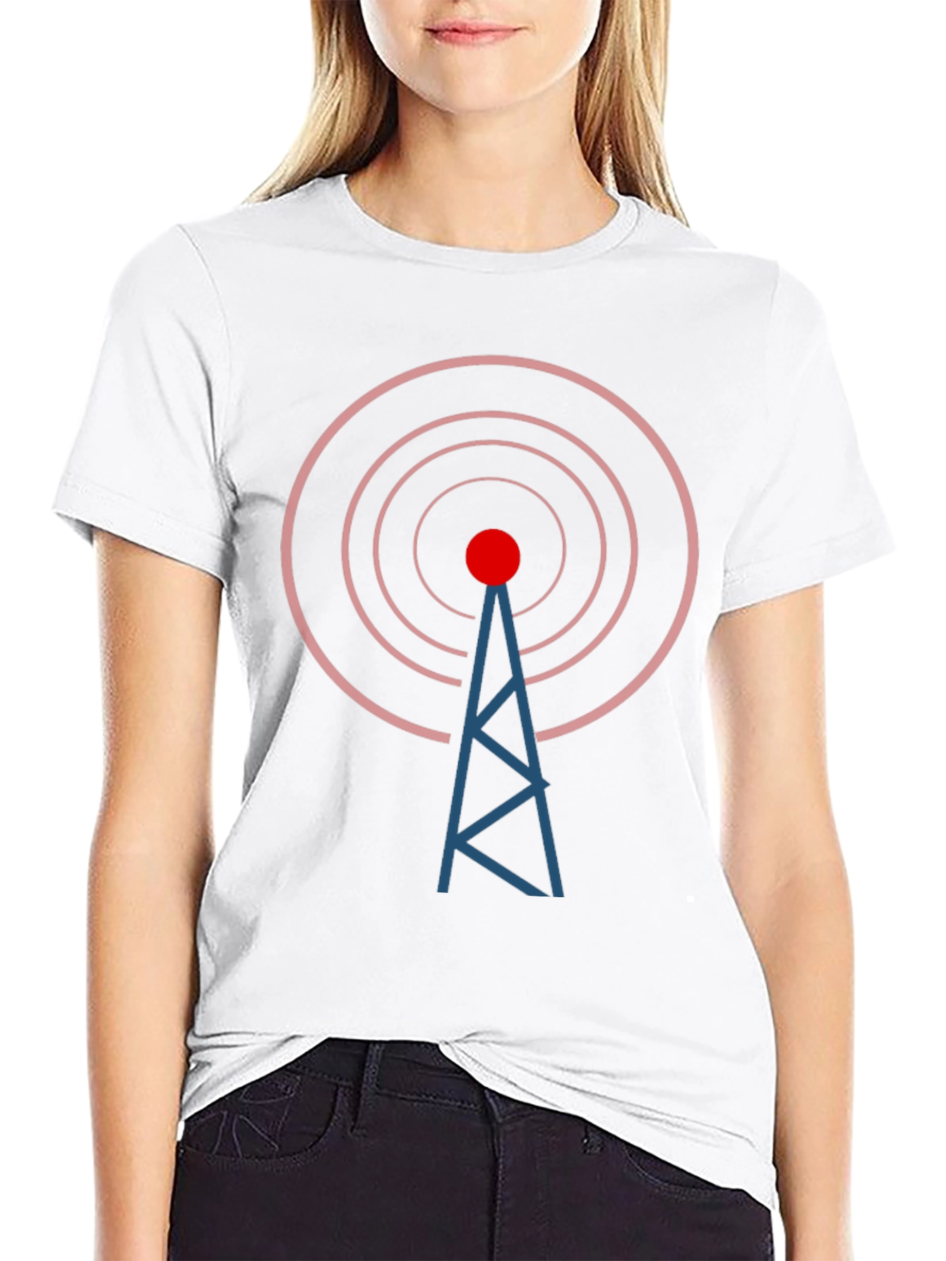 Antenna Signal T-Shirt - Stylish Graphic Tee