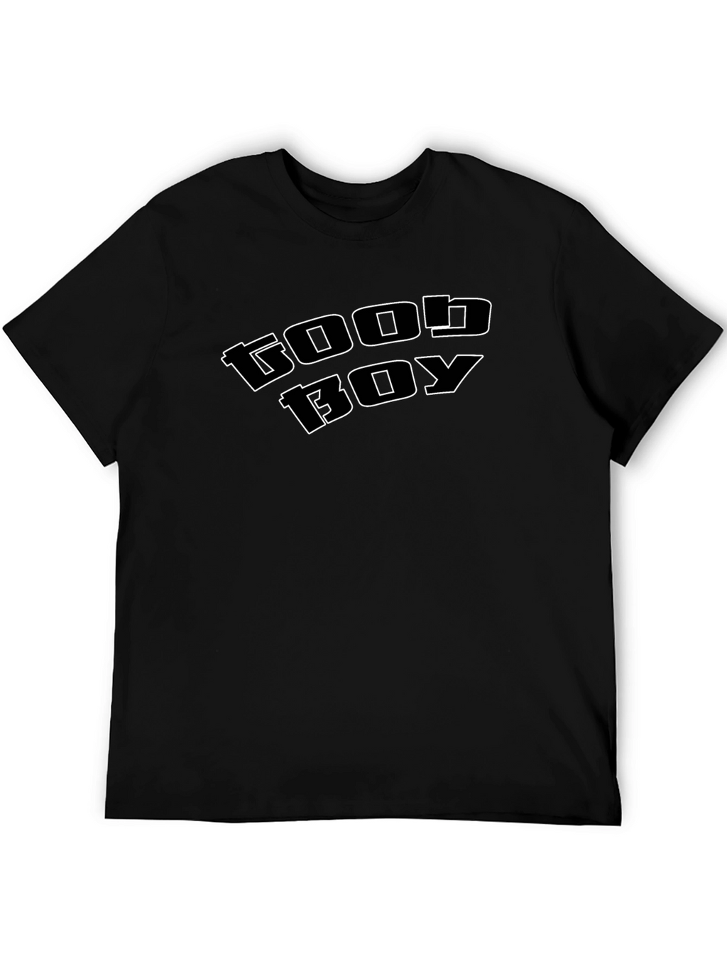 Good Boy Graphic Tee - Black Casual T-Shirt