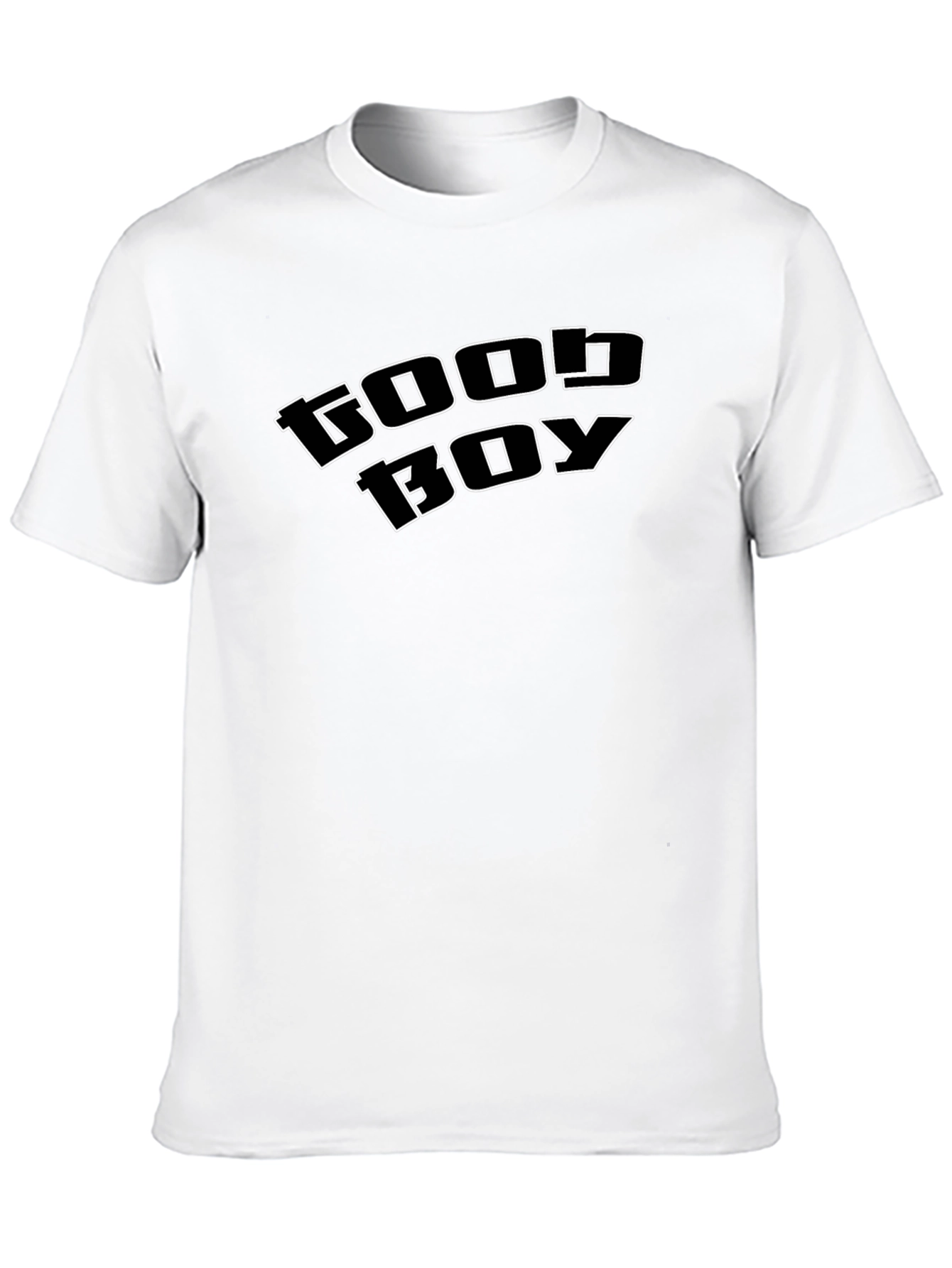 Good Boy Graphic Tee - Black Casual T-Shirt