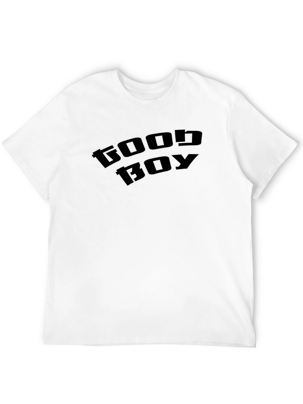 Good Boy Graphic Tee - Black Casual T-Shirt