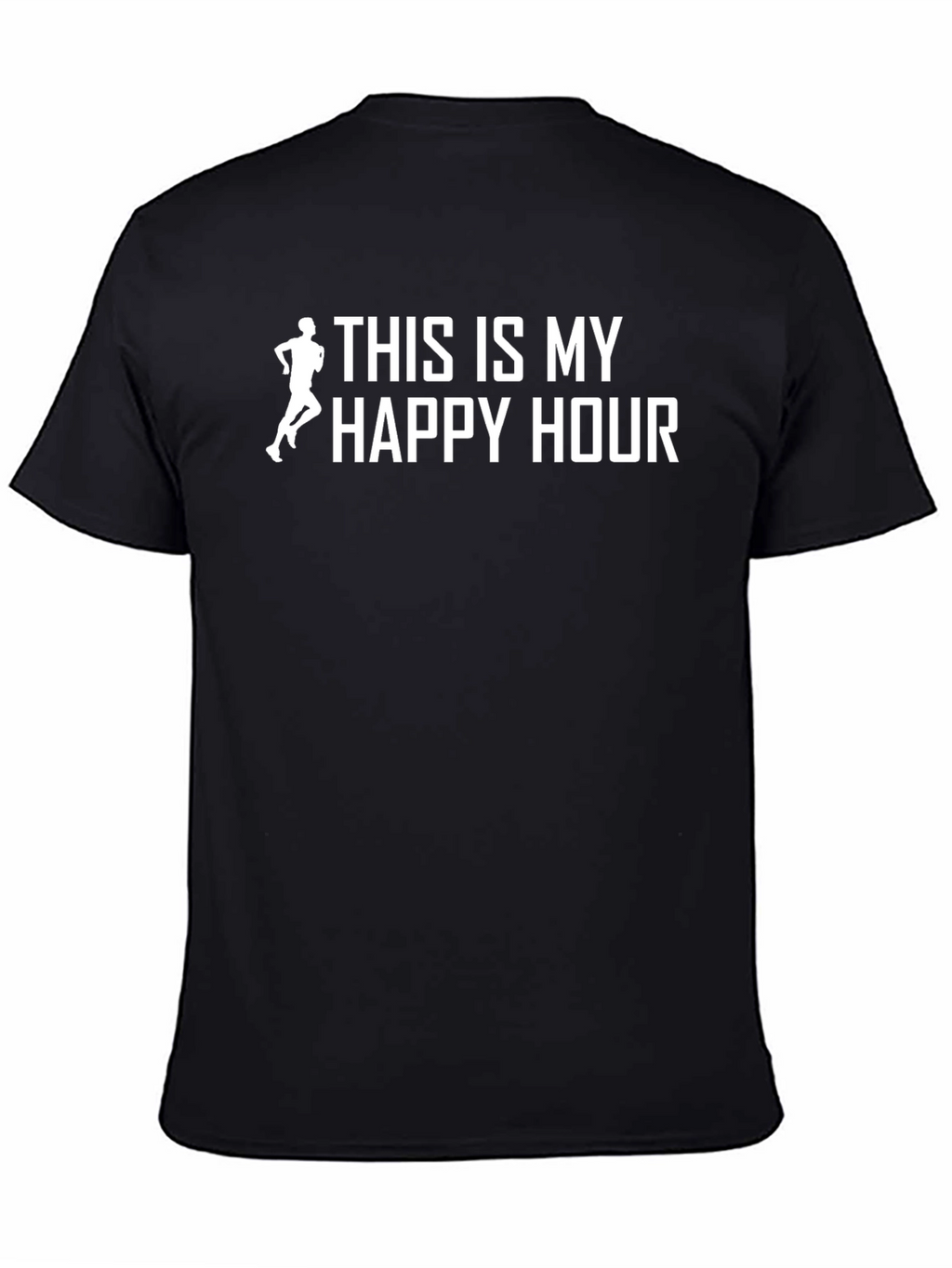 This is My Happy Hour Running Graphic Tee