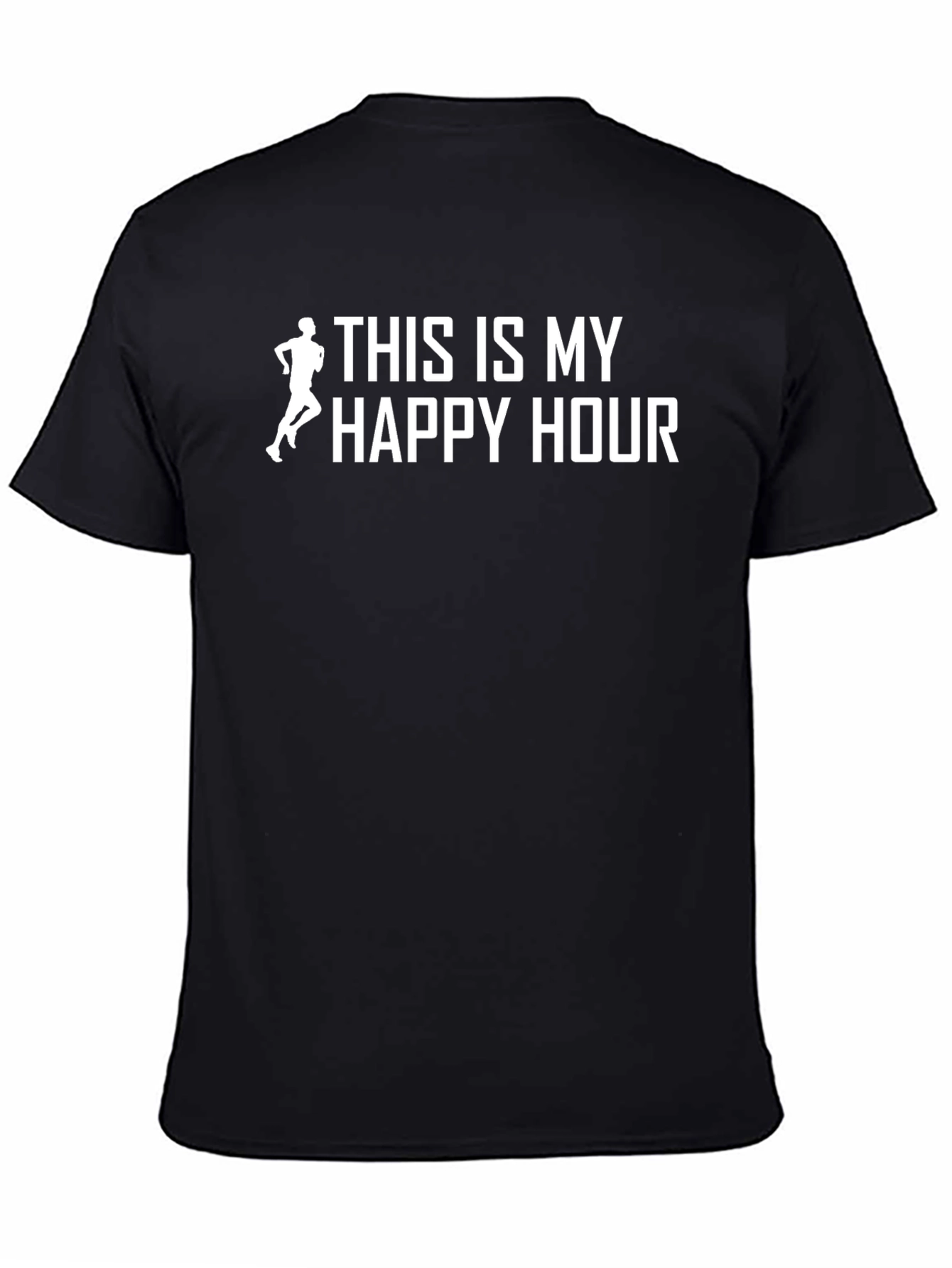 This is My Happy Hour Running Graphic Tee