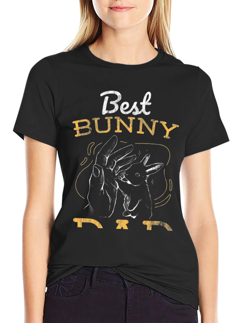 Best Bunny Dad T-Shirt - Mens Graphic Tee