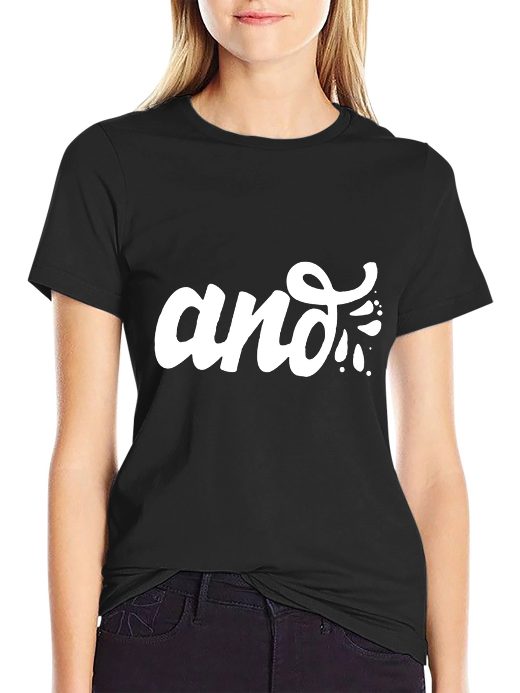 Stylish Black T-Shirt with and Graphic