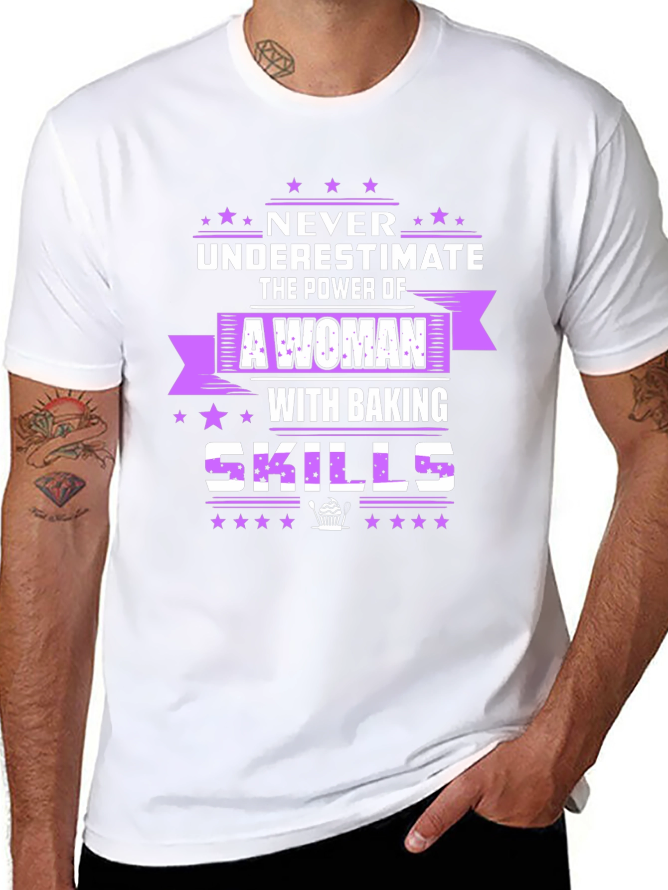 Baking Skills T-Shirt - Never Underestimate A Woman!