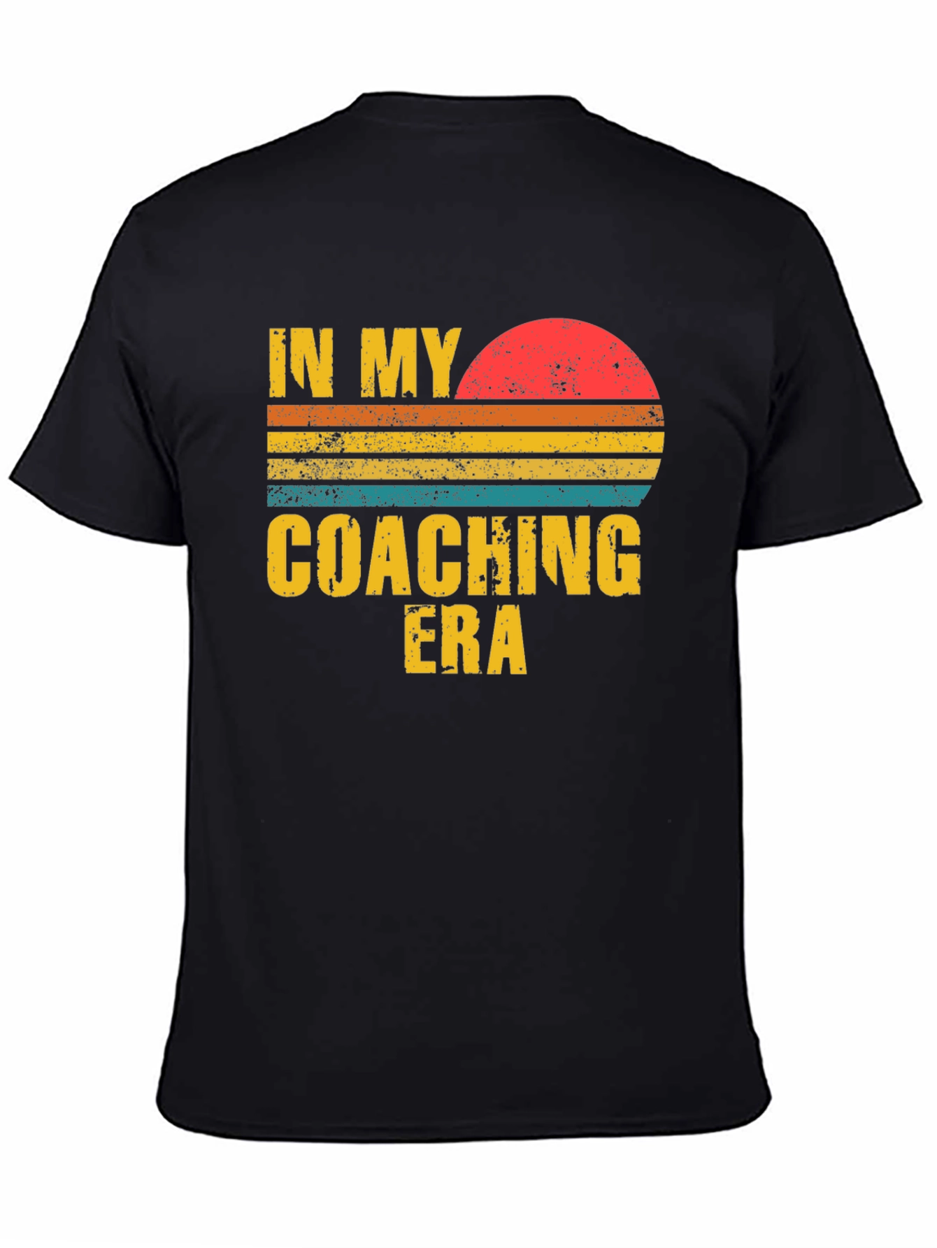 Coaching Era Graphic Tee - Retro Sunset Design