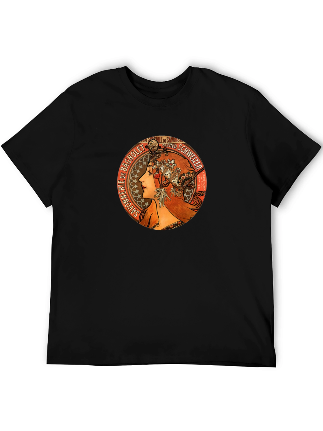 Art Nouveau Woman T-Shirt - Vintage Style Graphic Tee