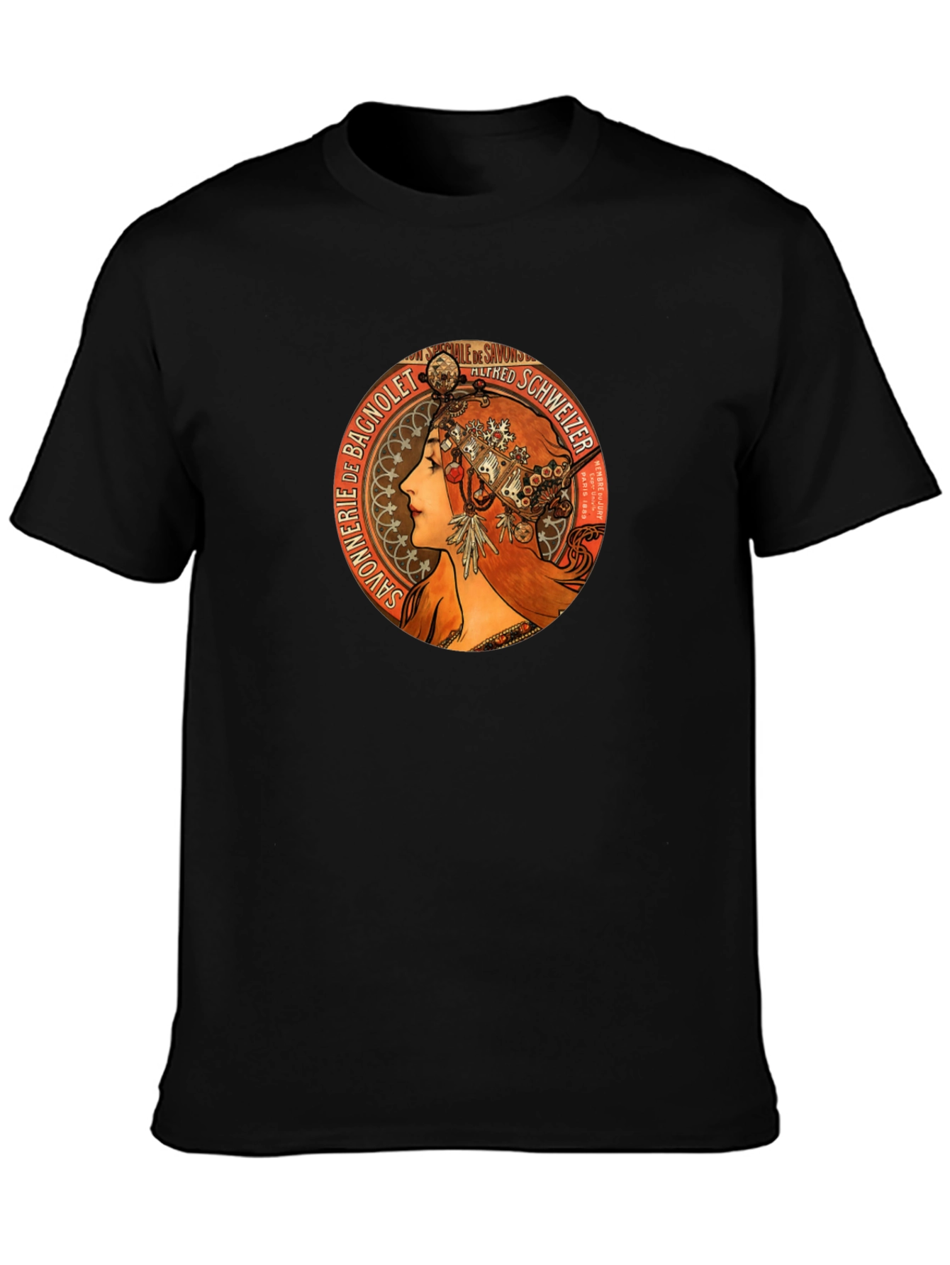 Art Nouveau Woman T-Shirt - Vintage Style Graphic Tee