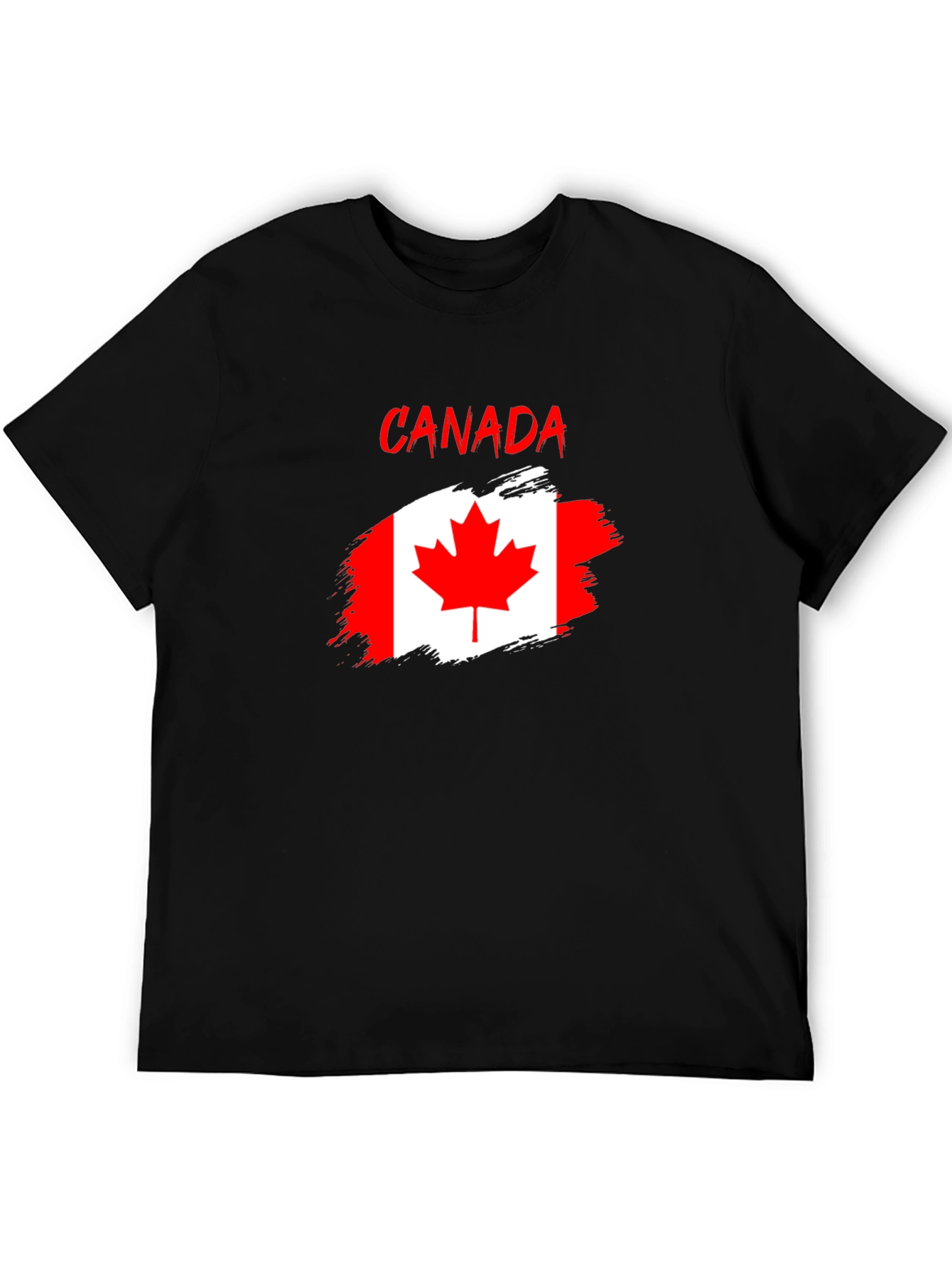 Canada Flag T-Shirt - Distressed Graphic Tee