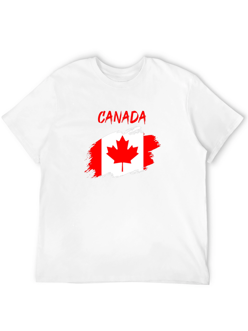 Canada Flag T-Shirt - Distressed Graphic Tee
