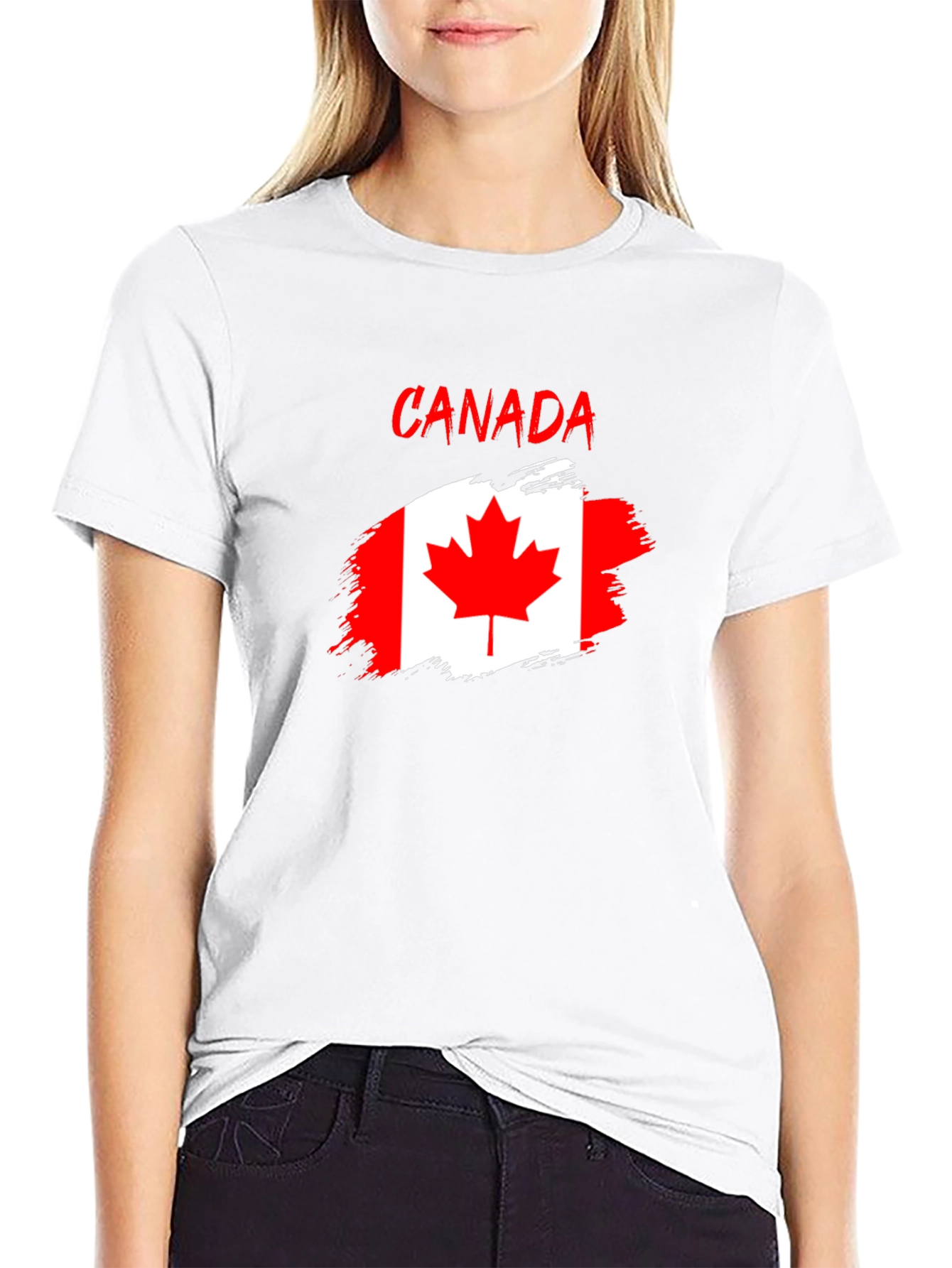 Canada Flag T-Shirt - Distressed Graphic Tee