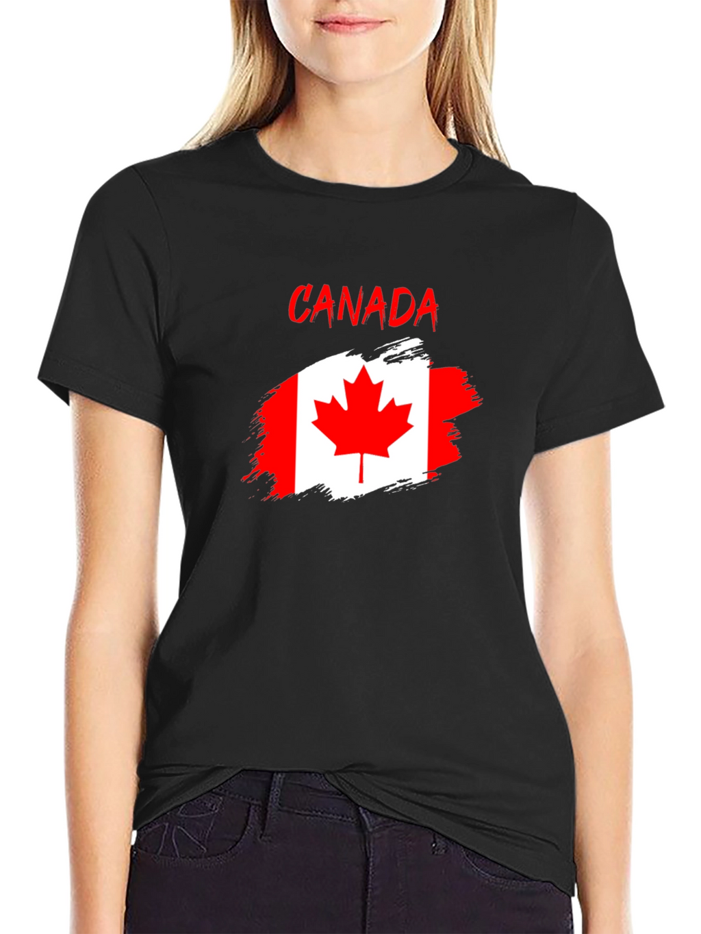 Canada Flag T-Shirt - Distressed Graphic Tee