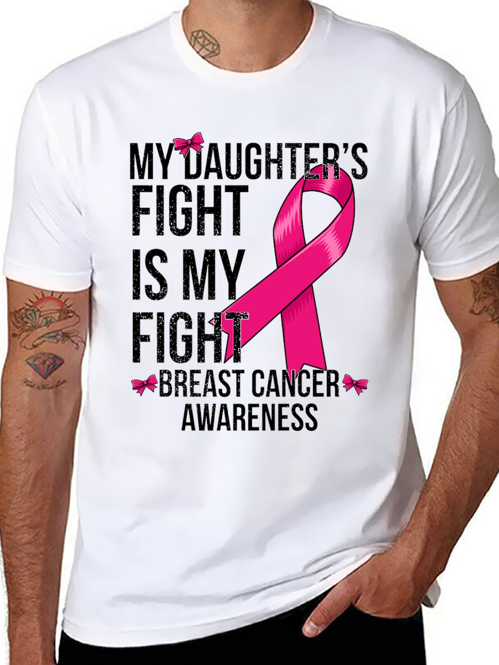 Breast Cancer Awareness T-Shirt - My Daughters Fight